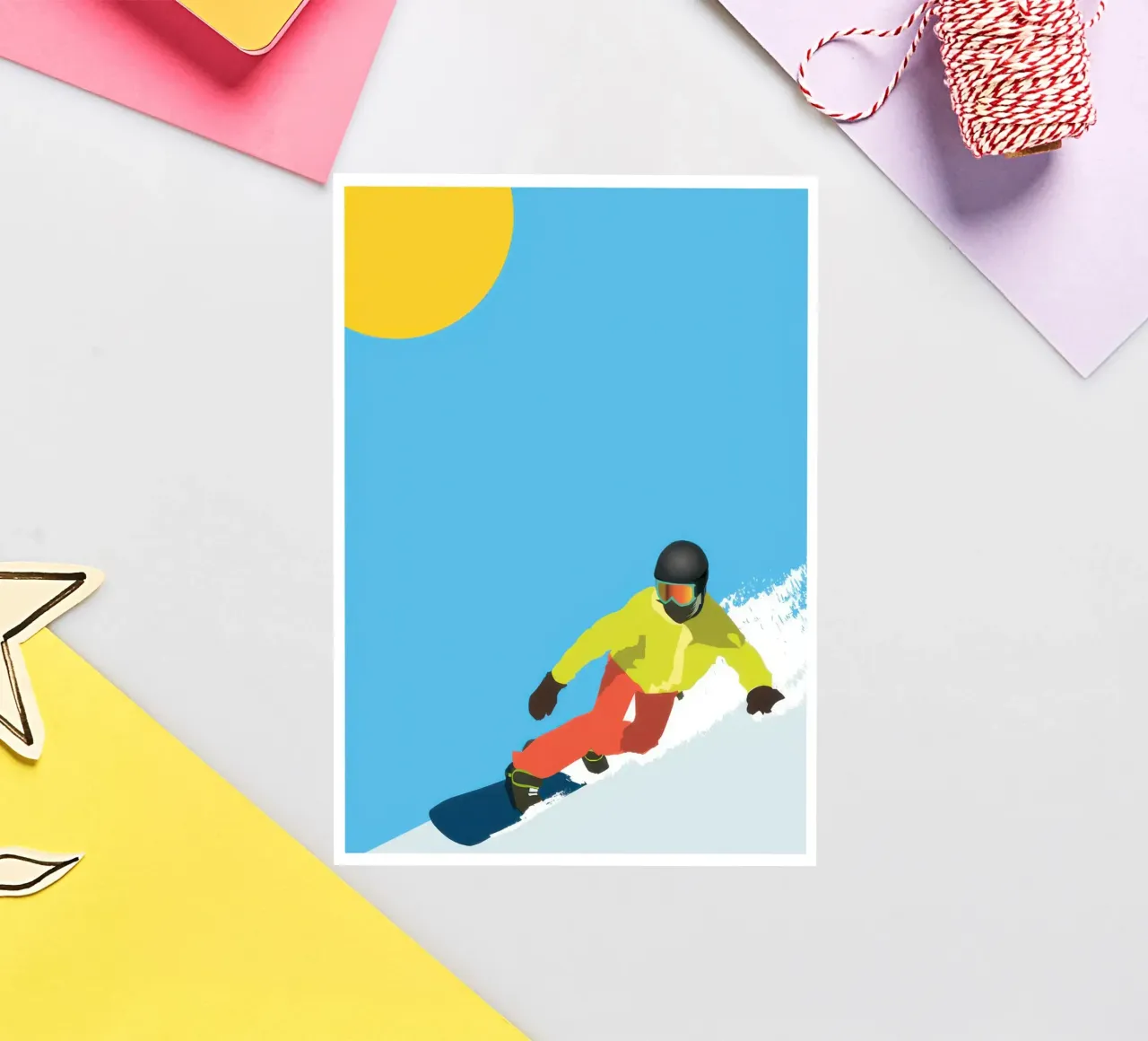 Hitting the Slopes sticker by muench benjamin