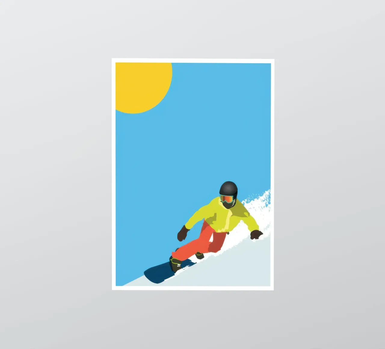Hitting the Slopes sticker by muench benjamin
