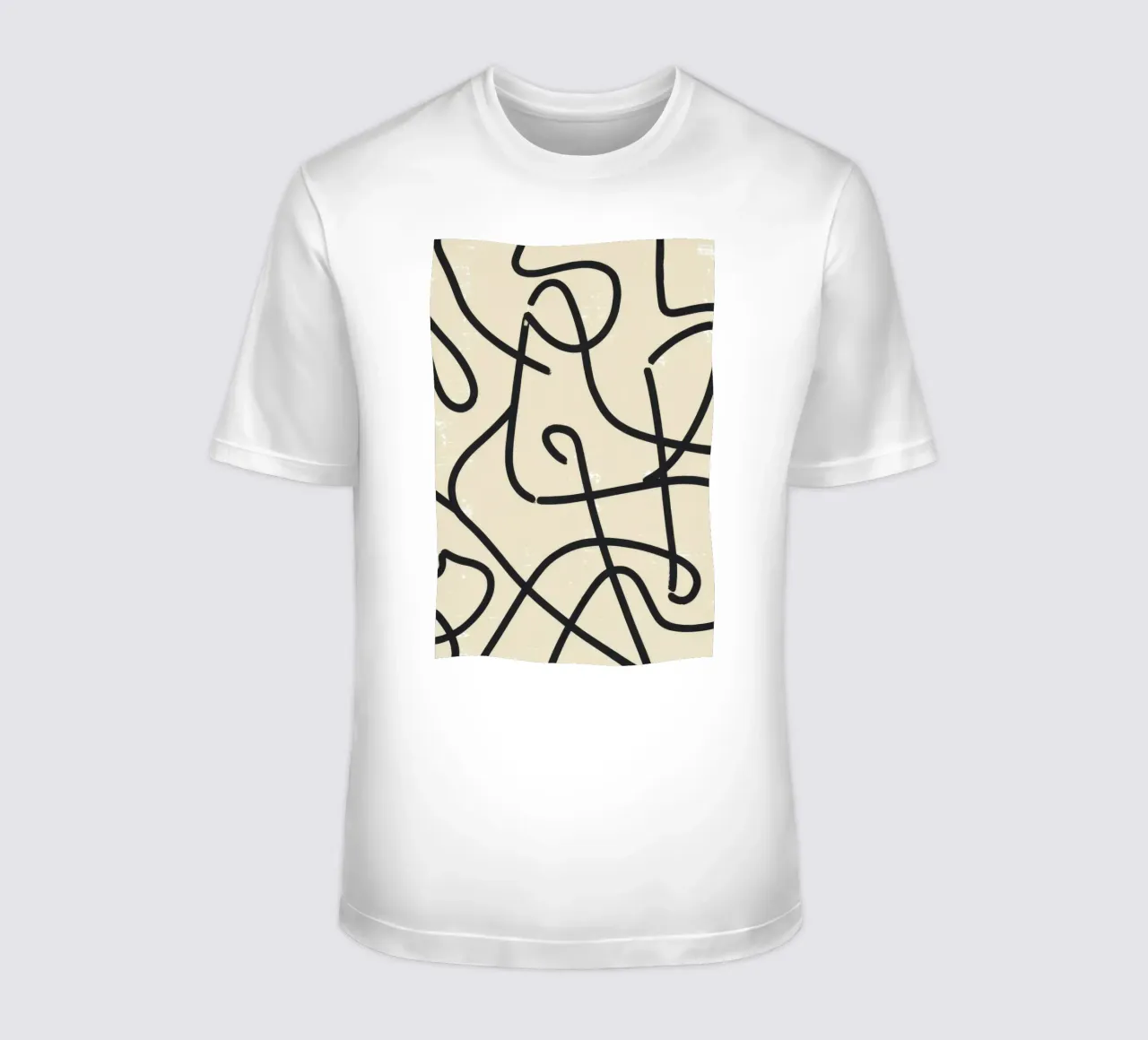 Abstract Scribble Pattern t-shirt by Marigold Tiga