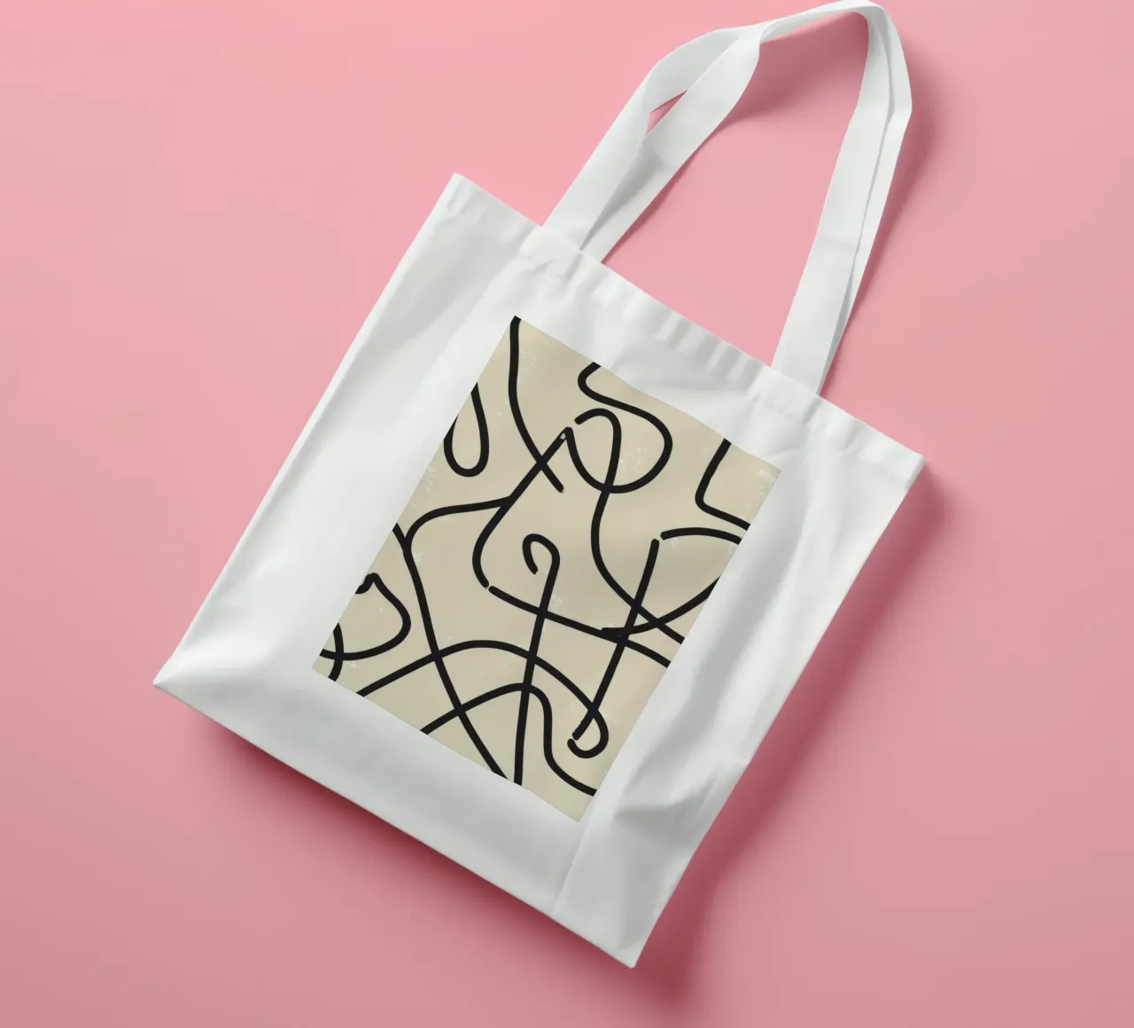 Abstract Scribble Pattern tote bag by Marigold Tiga
