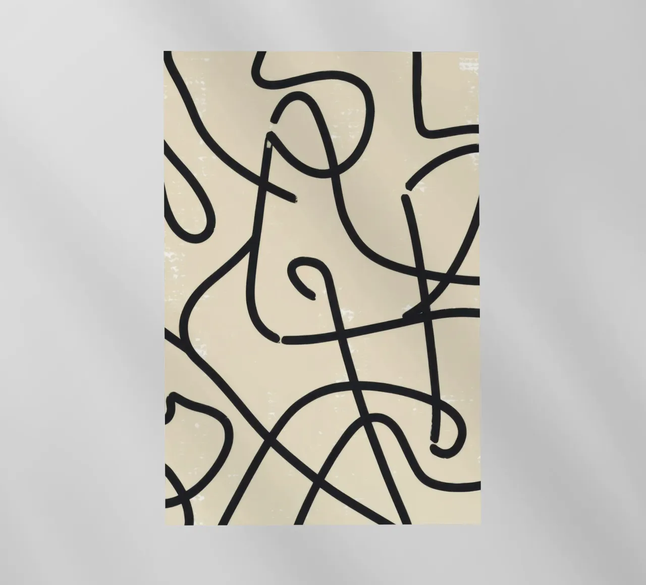 Abstract Scribble Pattern backlit film by Marigold Tiga