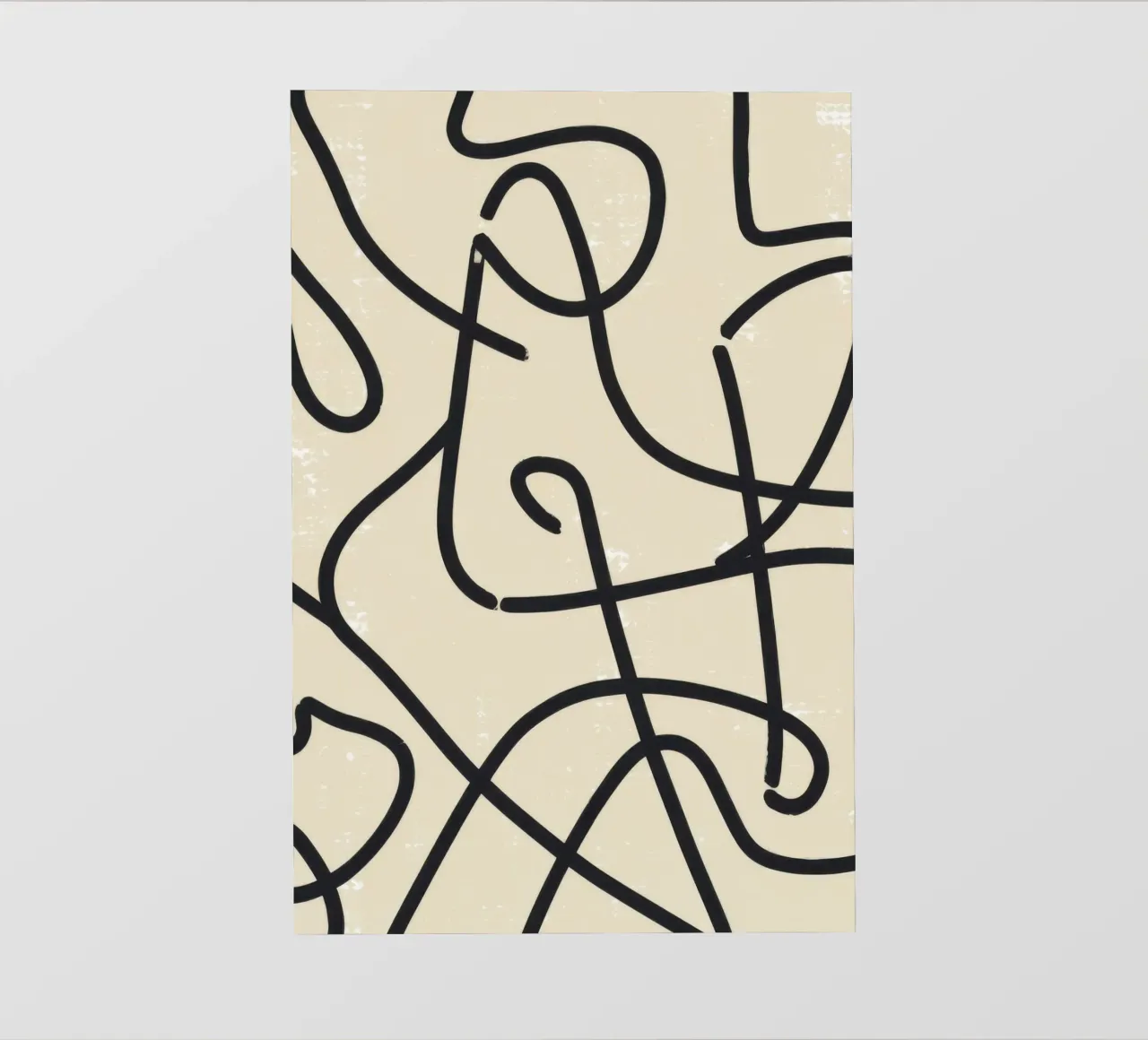 Abstract Scribble Pattern backlit film by Marigold Tiga