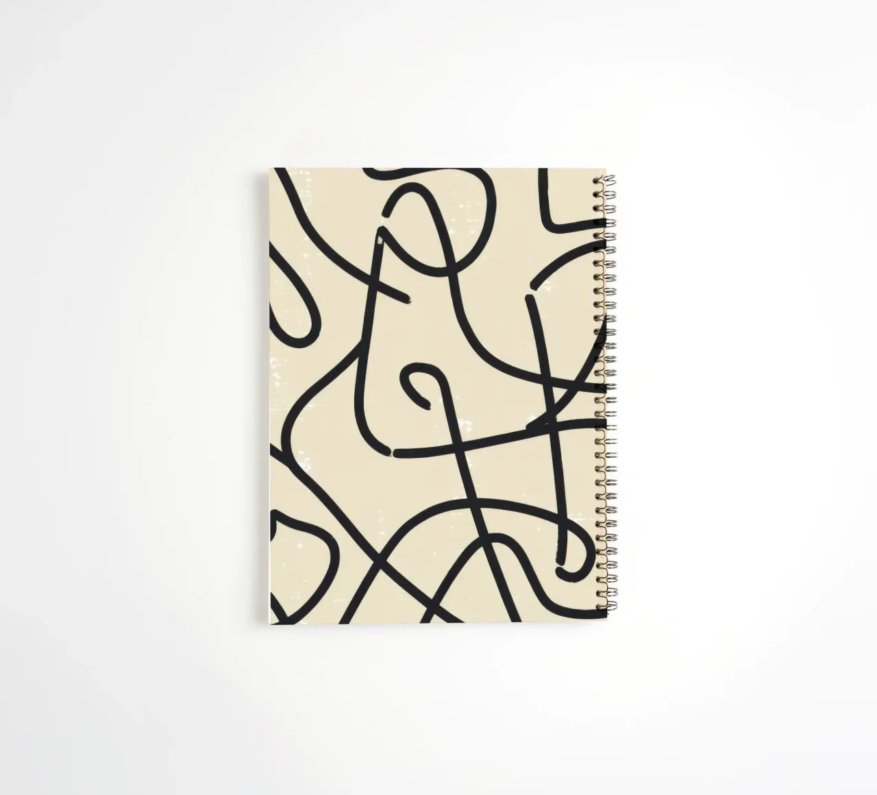 Abstract Scribble Pattern spiral notebook by Marigold Tiga