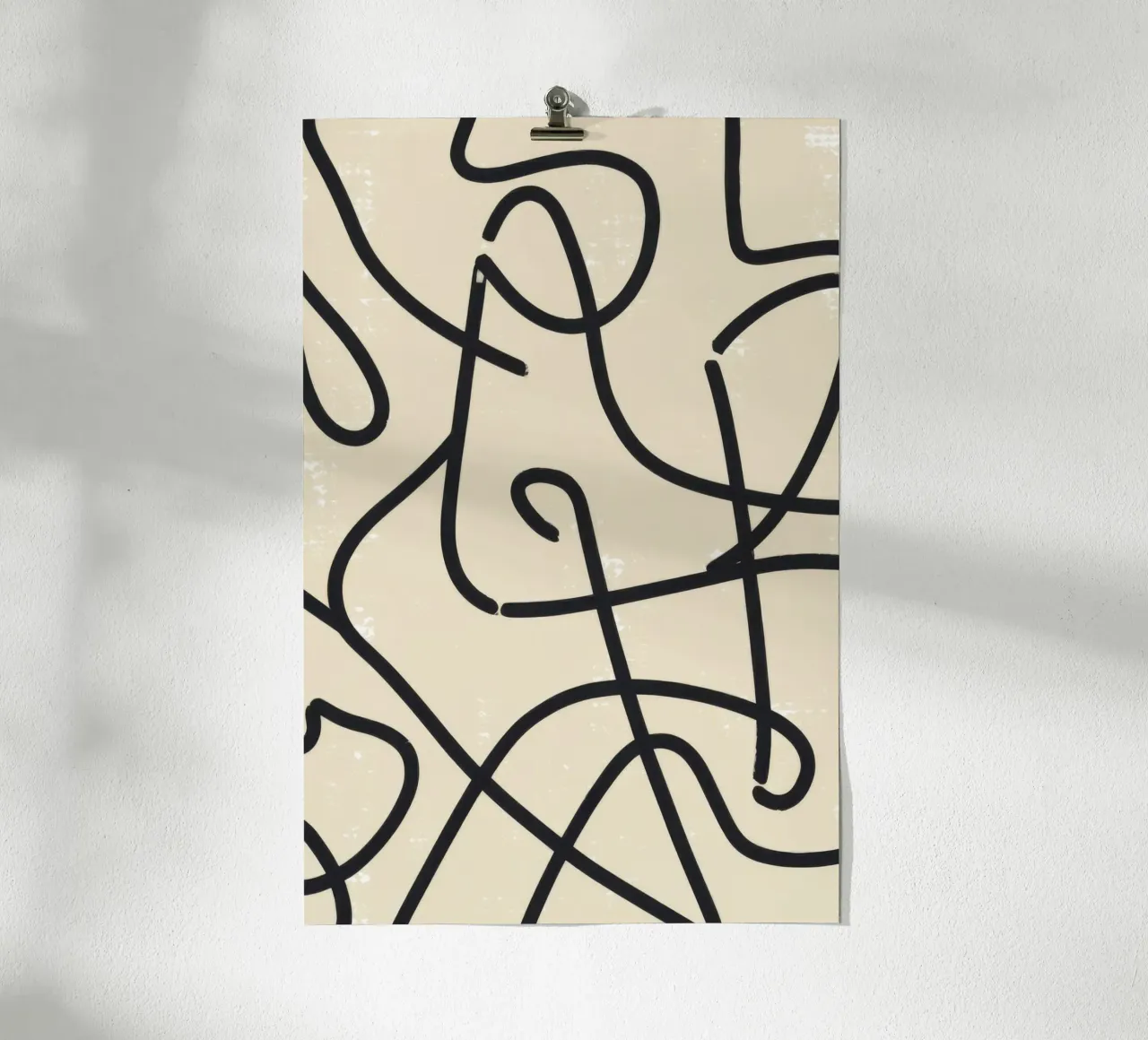 Abstract Scribble Pattern hahnemühle by Marigold Tiga