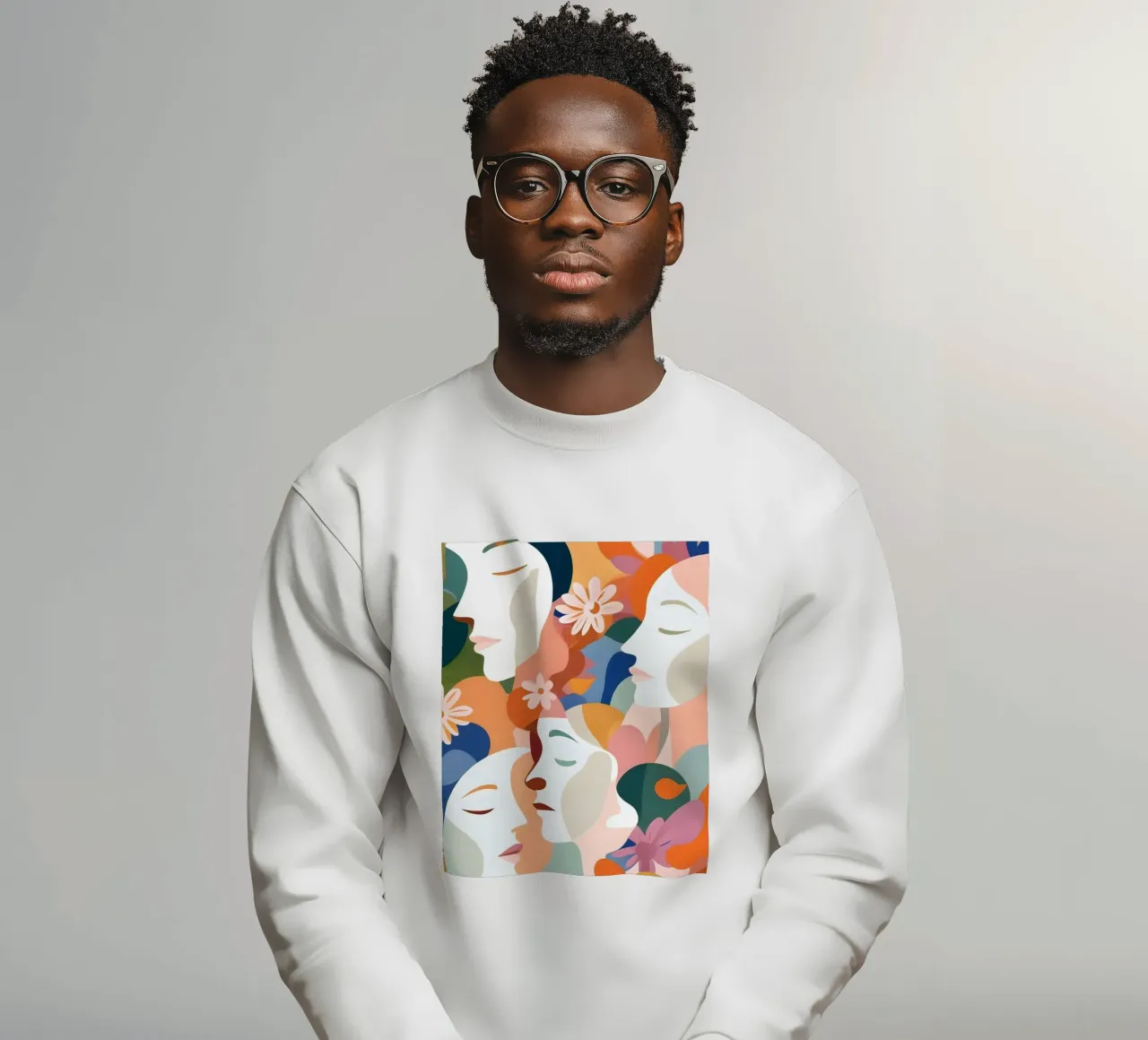 Di fronte ai fiori felpa da 83oranges.com