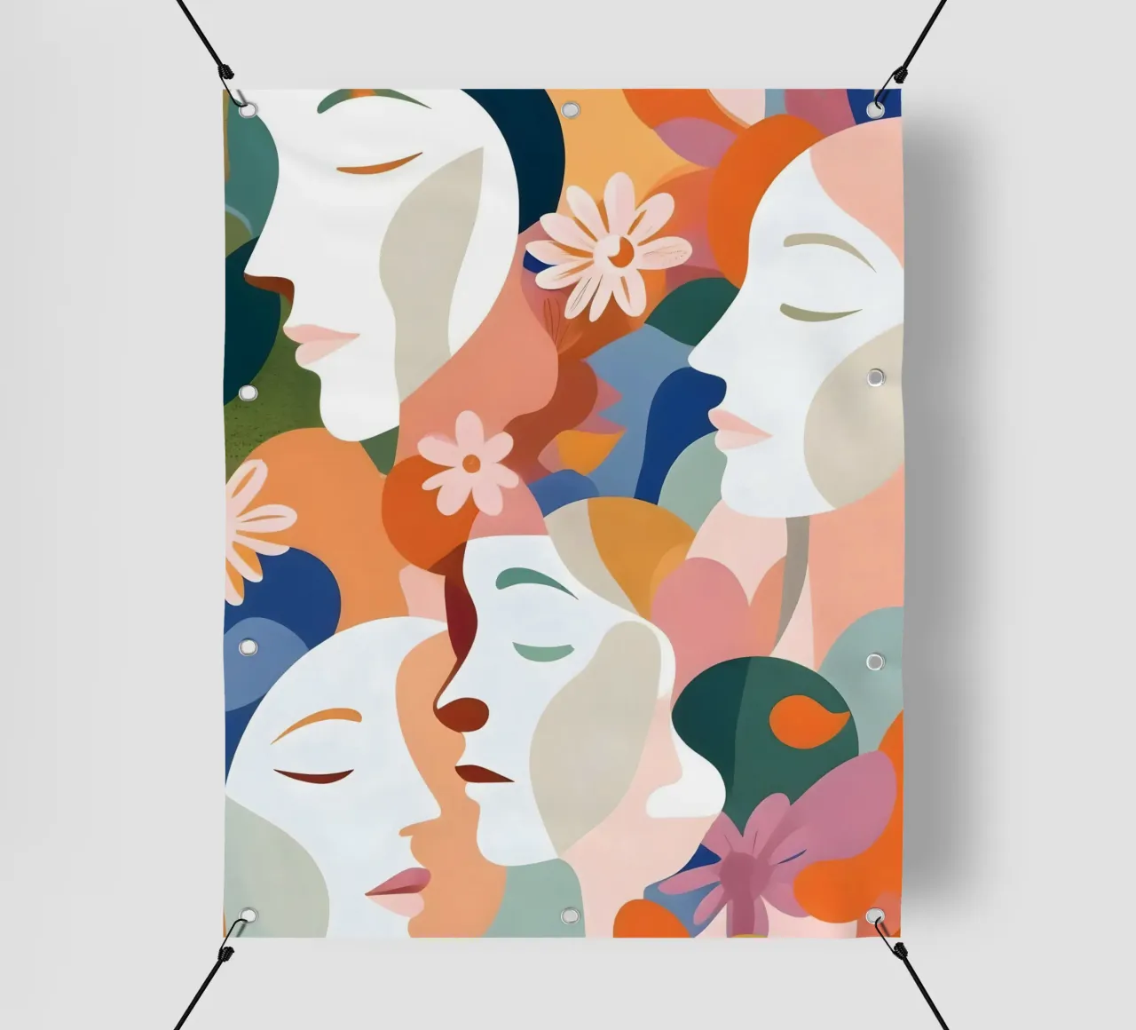 Di fronte ai fiori telo in pvc da 83oranges