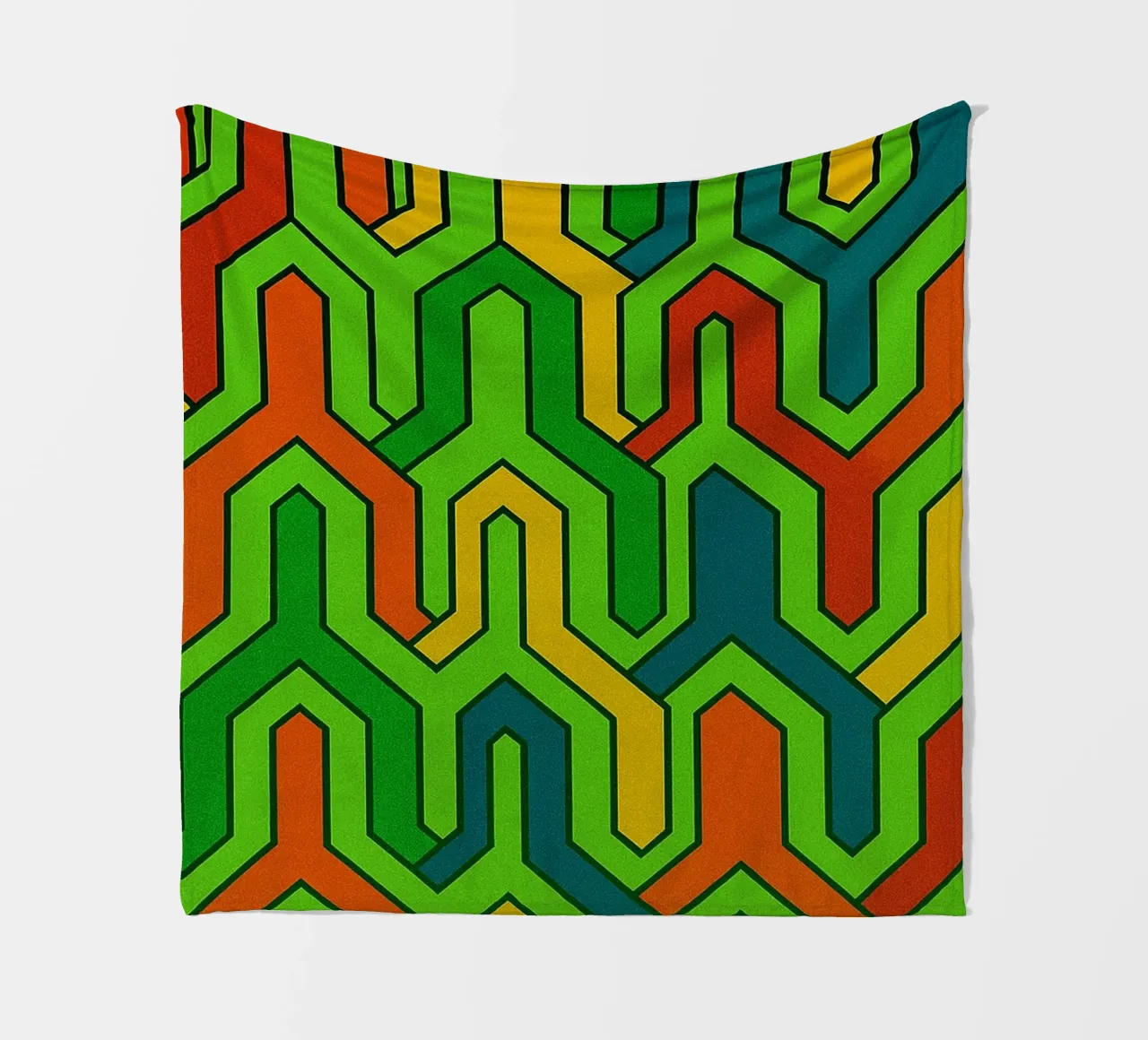 vettore astratto di line art coperta in pile da oneway
