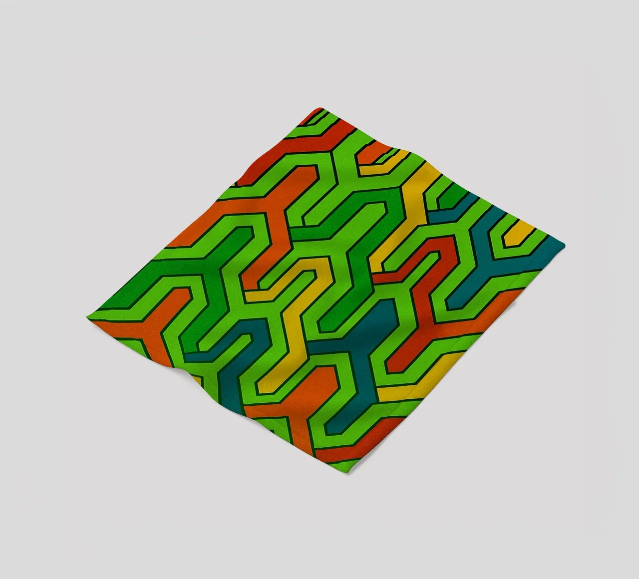 vettore astratto di line art coperta in pile da oneway
