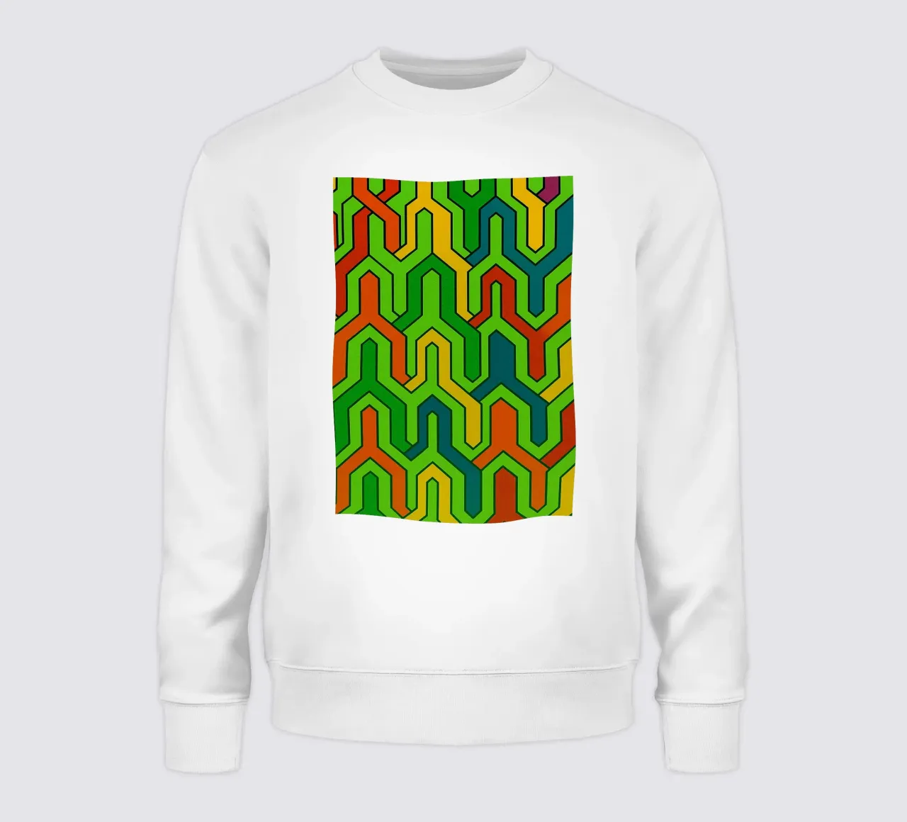 vettore astratto di line art felpa da oneway