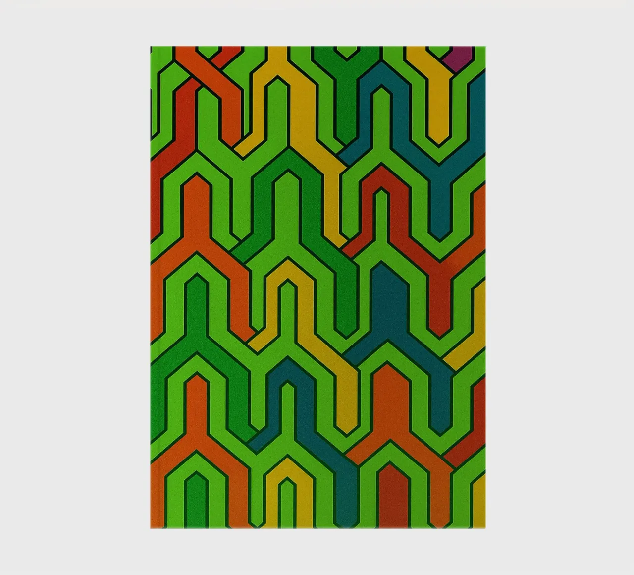 abstract line art vector notebook by oneway