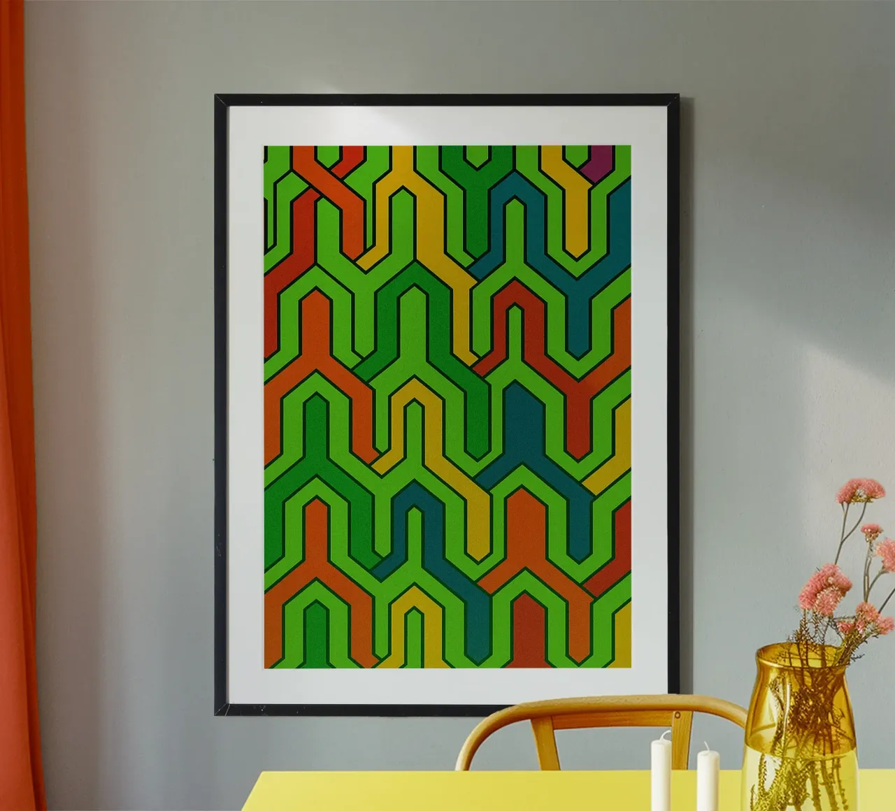 abstract line art vector hahnemühle by oneway