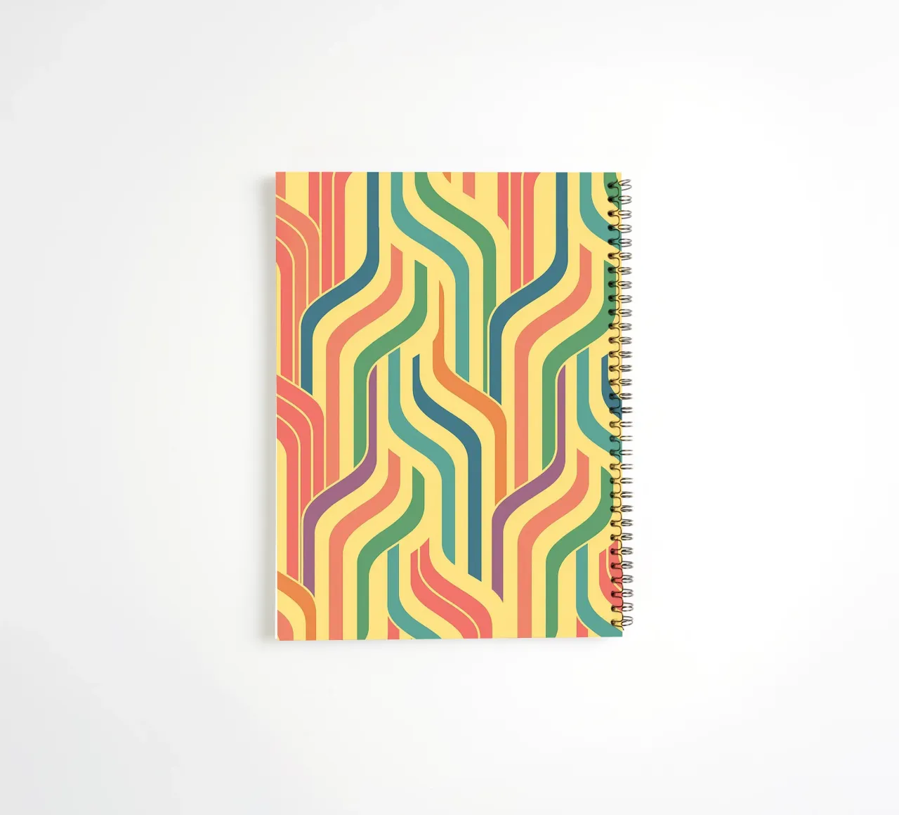 abstract line art vectors spiral notebook by oneway