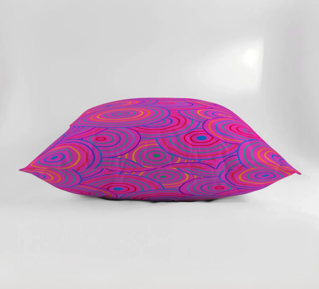 abstract line circle vector decorative cushion by oneway