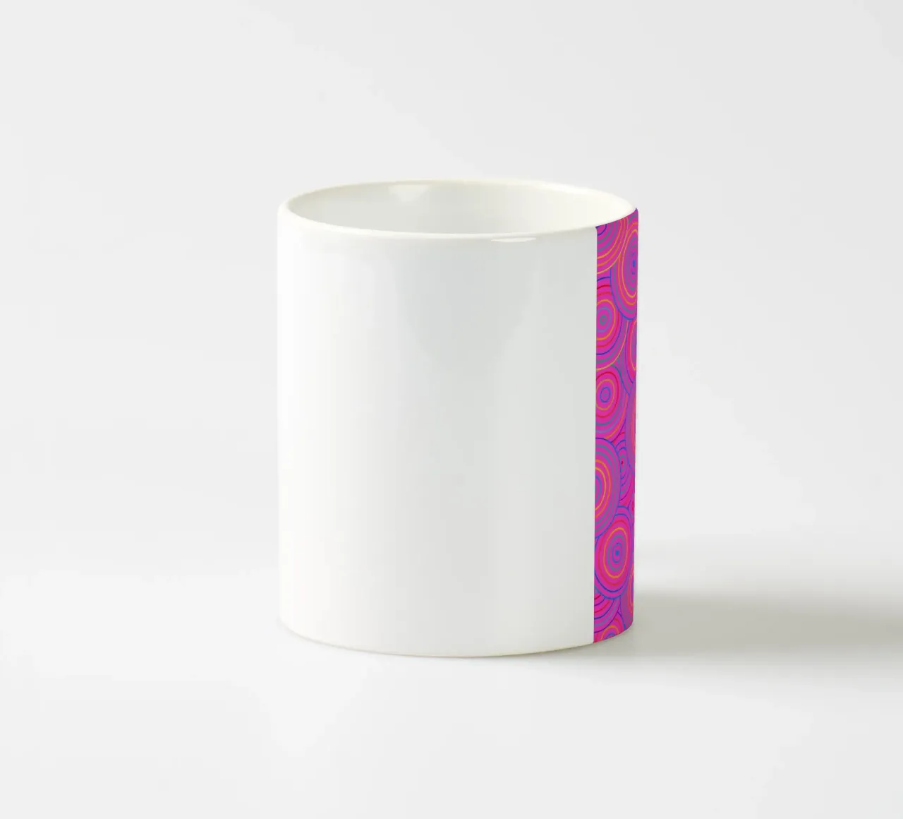 abstract line circle vector ceramic mug by oneway