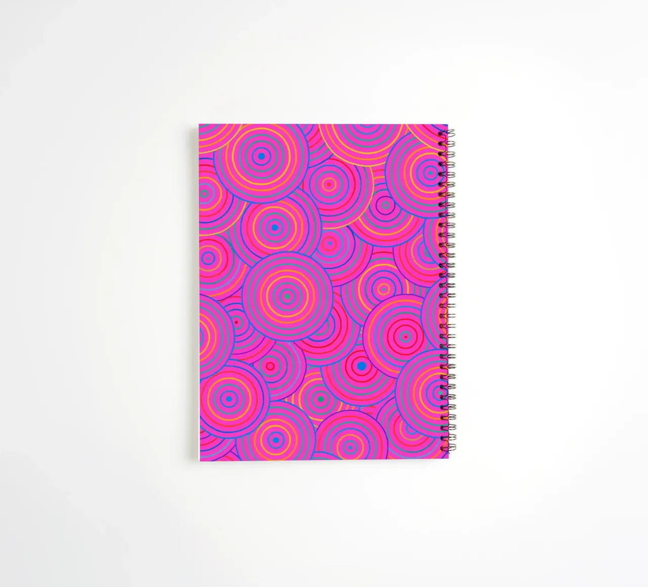 abstract line circle vector spiral notebook by oneway