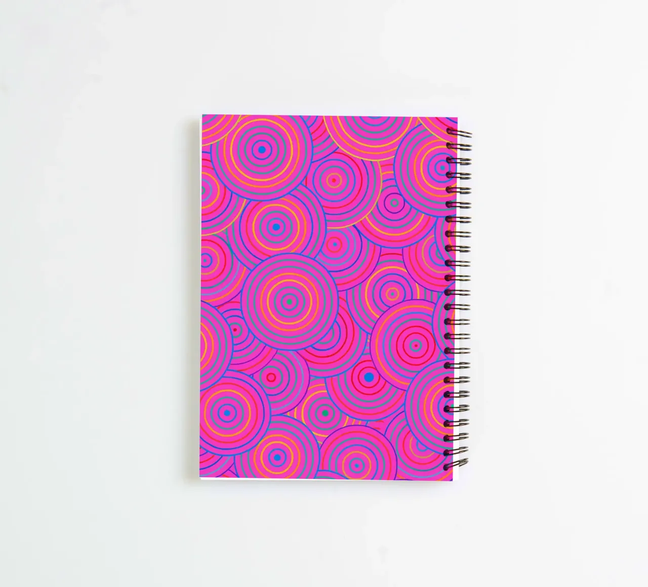 abstract line circle vector spiral notebook by oneway