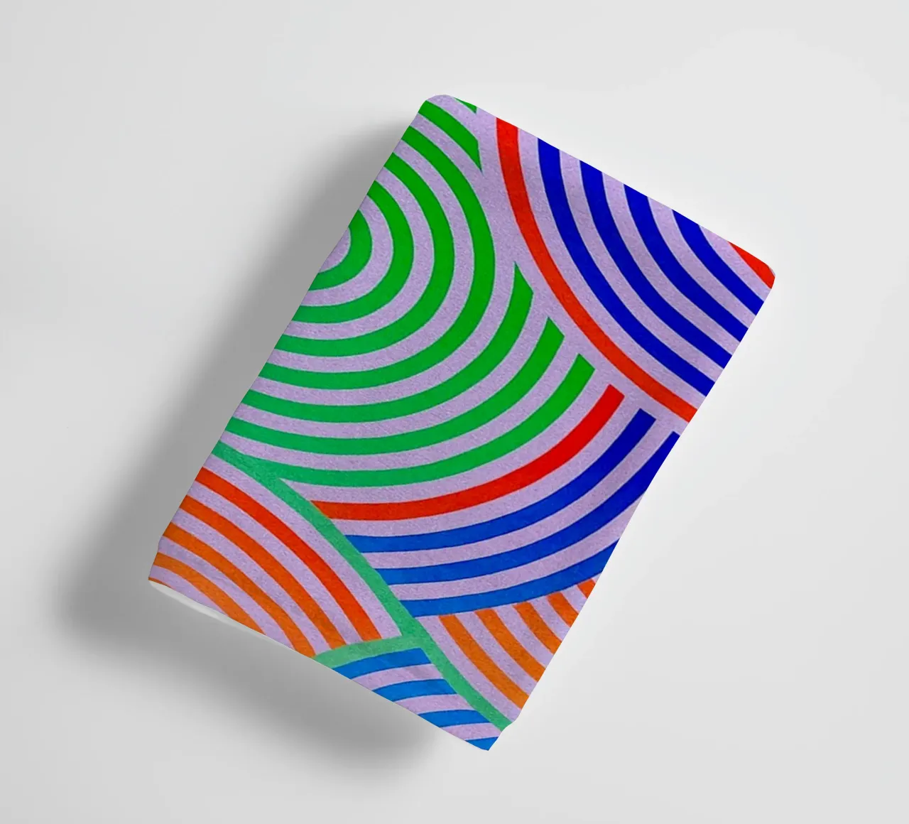 abstract line half circle vector towel by oneway