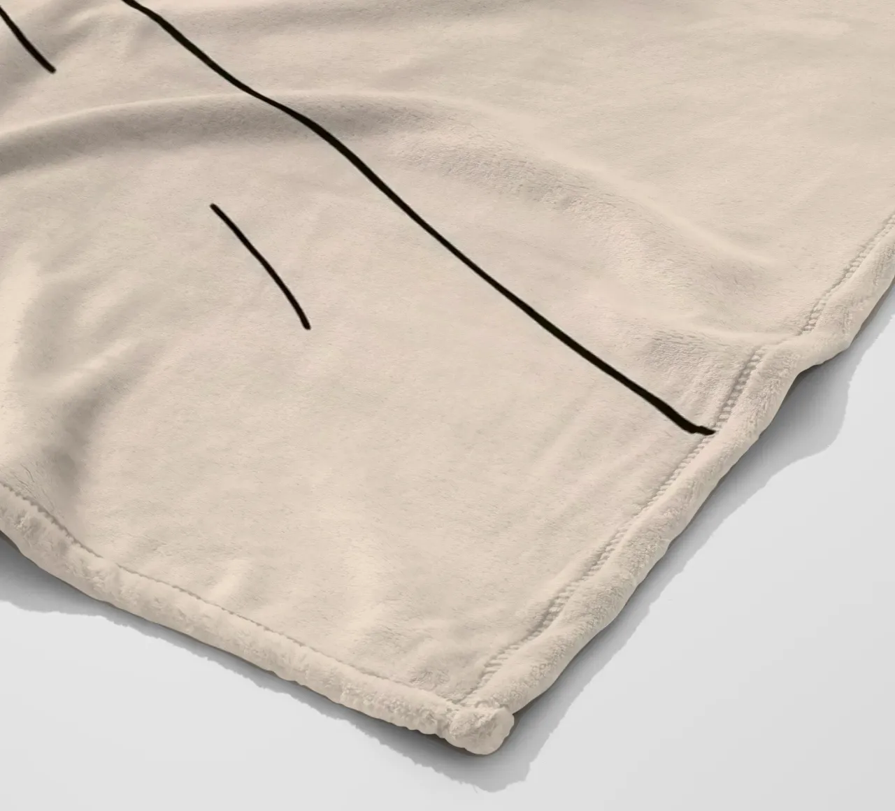 Strada curva con auto in viaggio attraverso un paesaggio aperto coperta in pile da DesignDoodle
