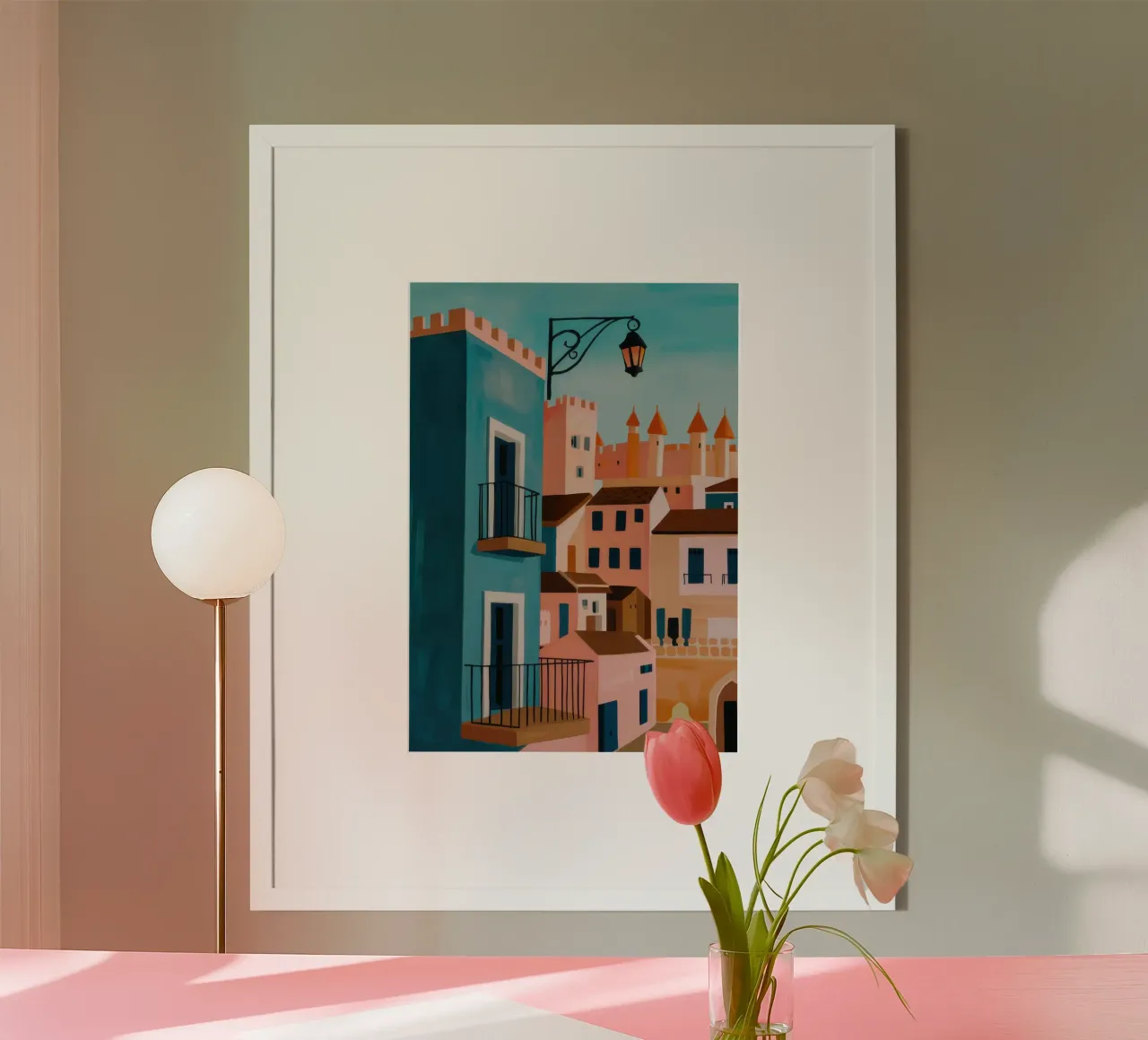 Alcova costiera azzurra poster da Mossy Pigment