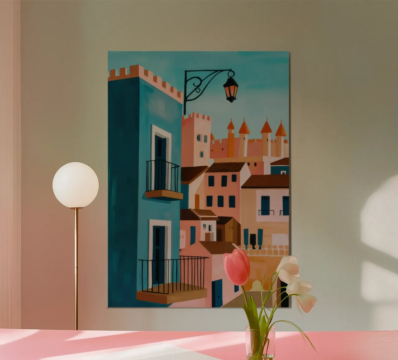 Alcova costiera azzurra poster da Mossy Pigment