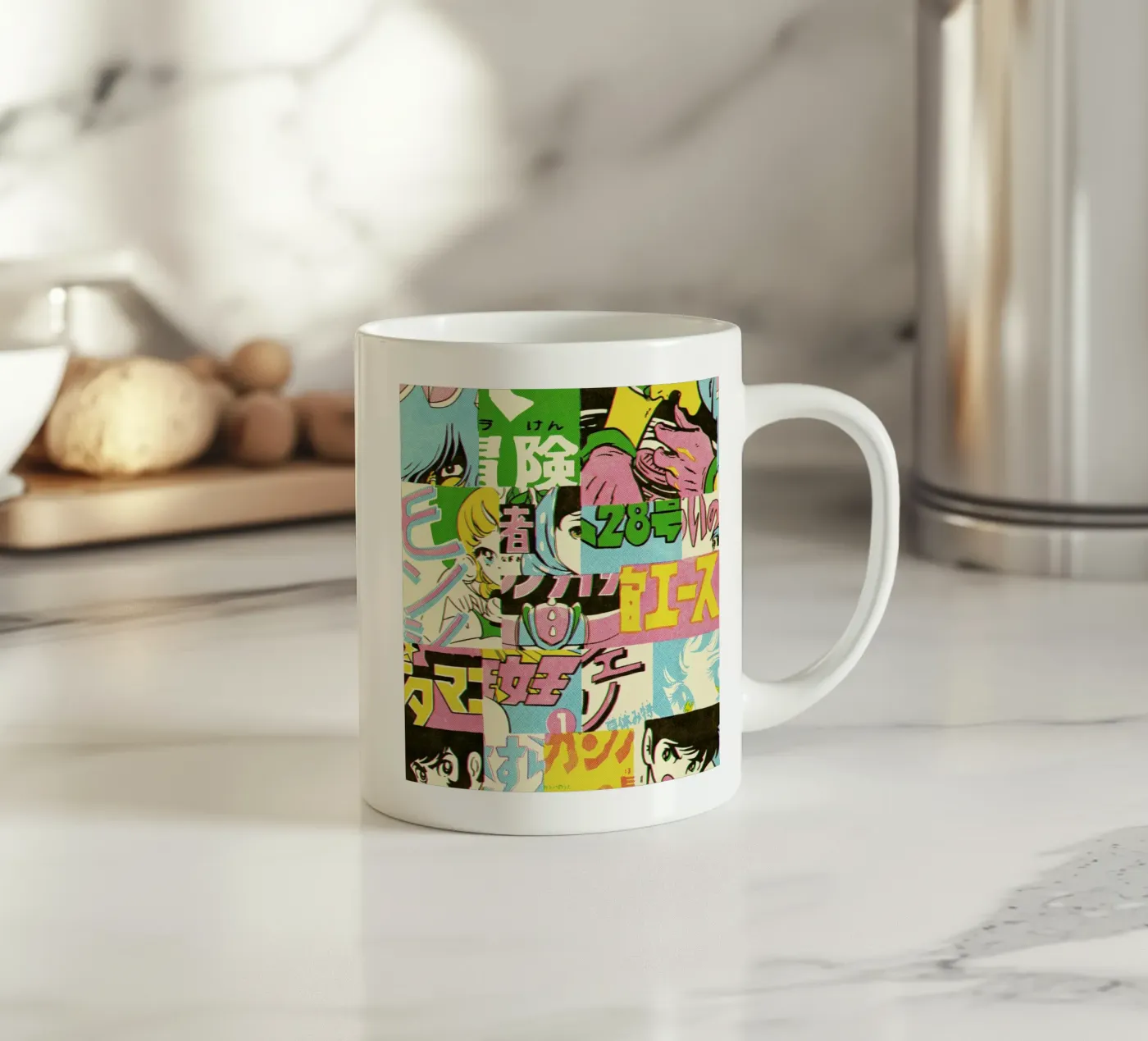 Jump Pattern ceramic mug by Matheus Lopes Castro