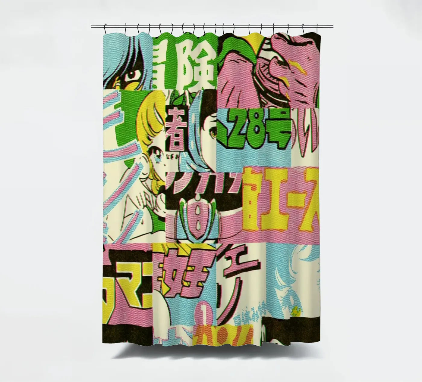 Jump Pattern Duschvorhang von Matheus Lopes Castro