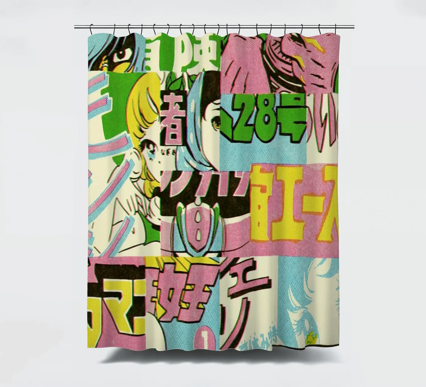 Jump Pattern Duschvorhang von Matheus Lopes Castro