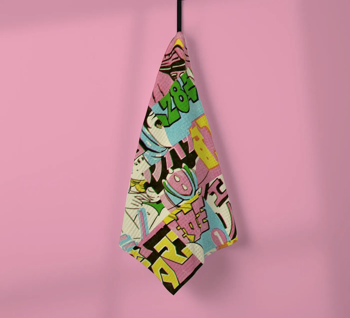 Jump Pattern tea towel by Matheus Lopes Castro