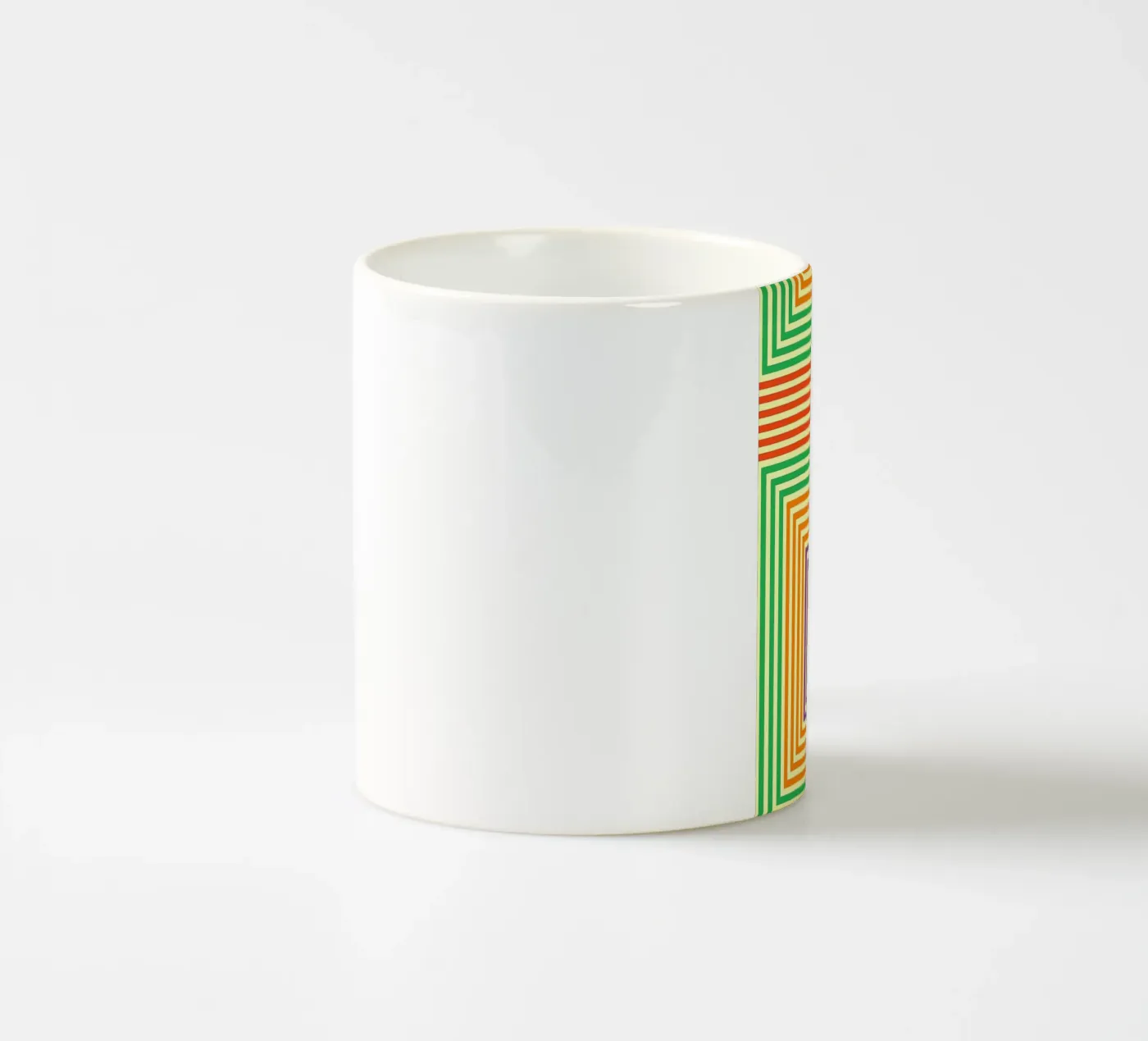 abstract line vector ceramic mug by oneway
