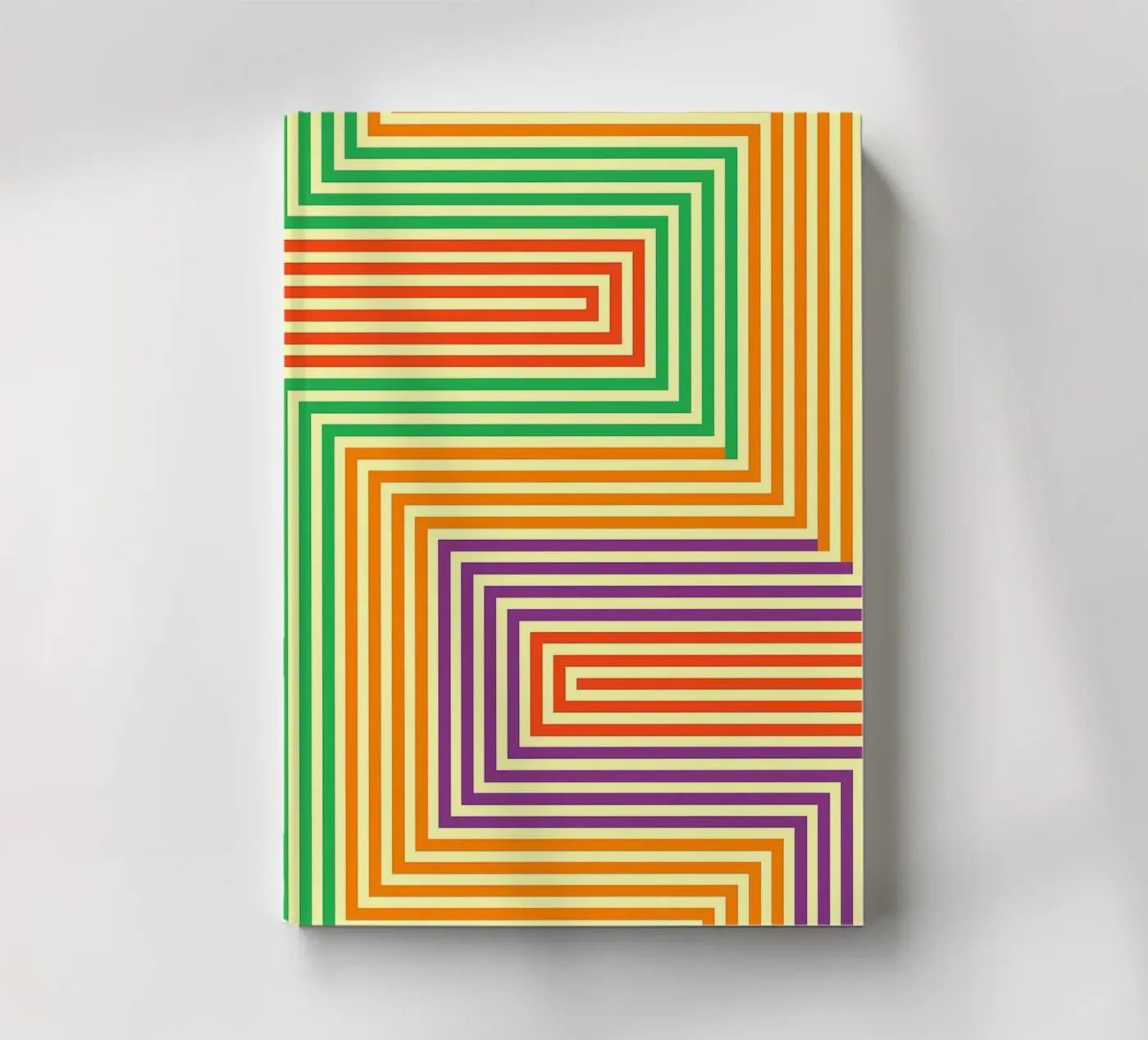 abstract line vector carnet de oneway