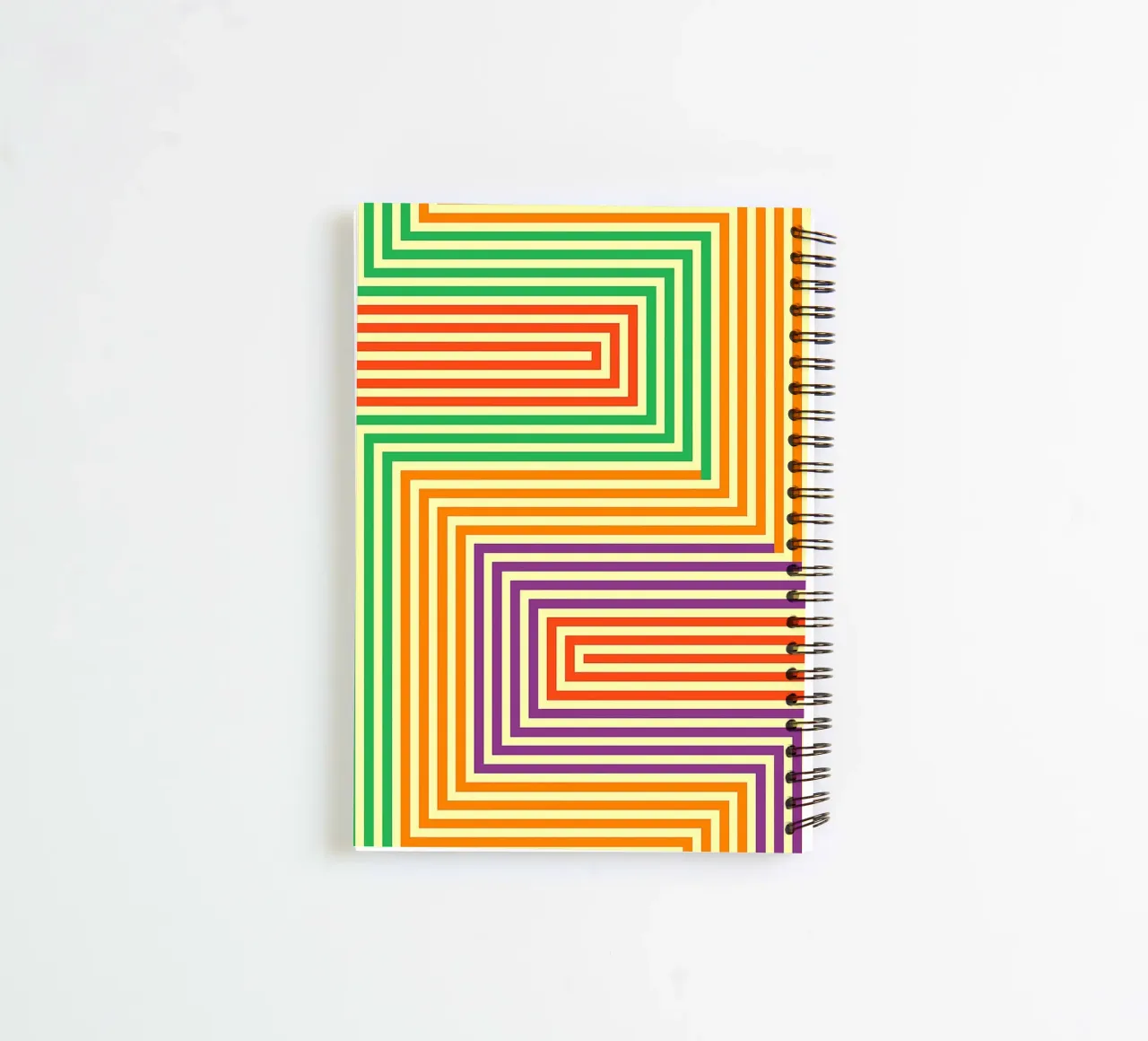 abstract line vector spiral notebook by oneway