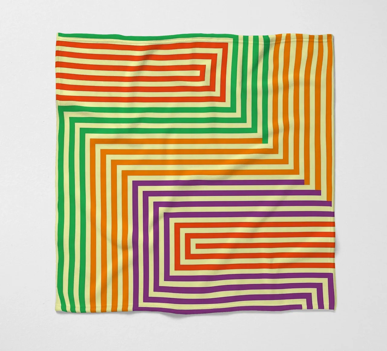 abstract line vector fleece blanket by oneway