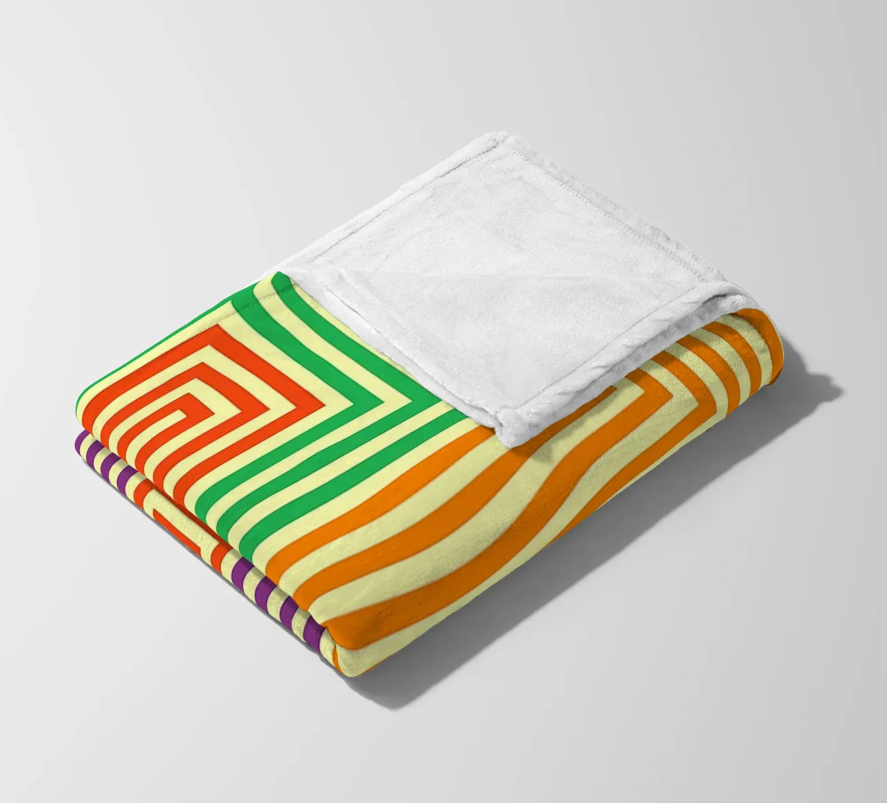 abstract line vector fleece blanket by oneway