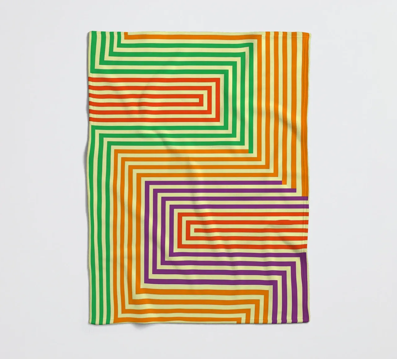 abstract line vector fleece blanket by oneway