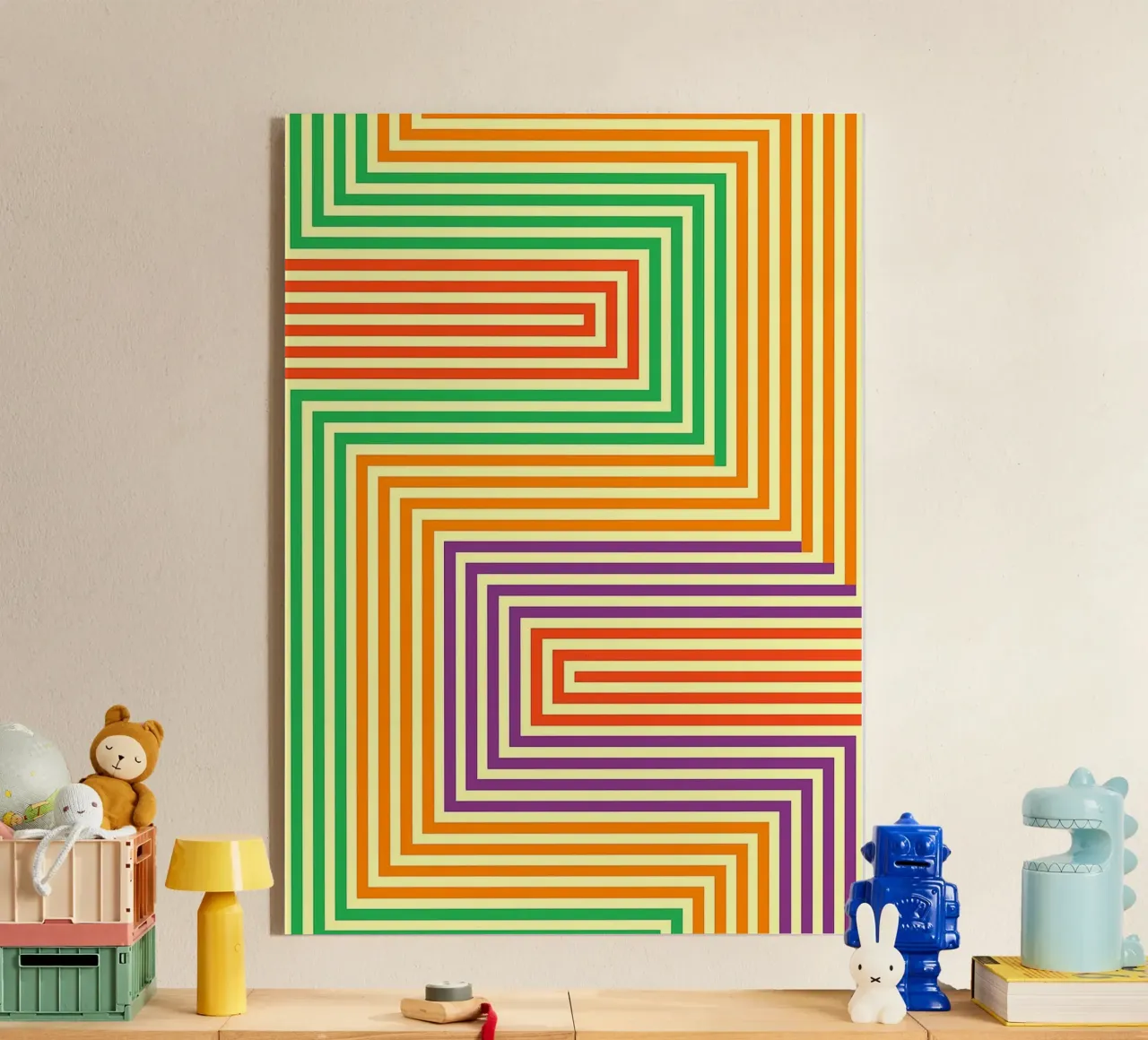 linea astratta vettoriale plexiglass da oneway