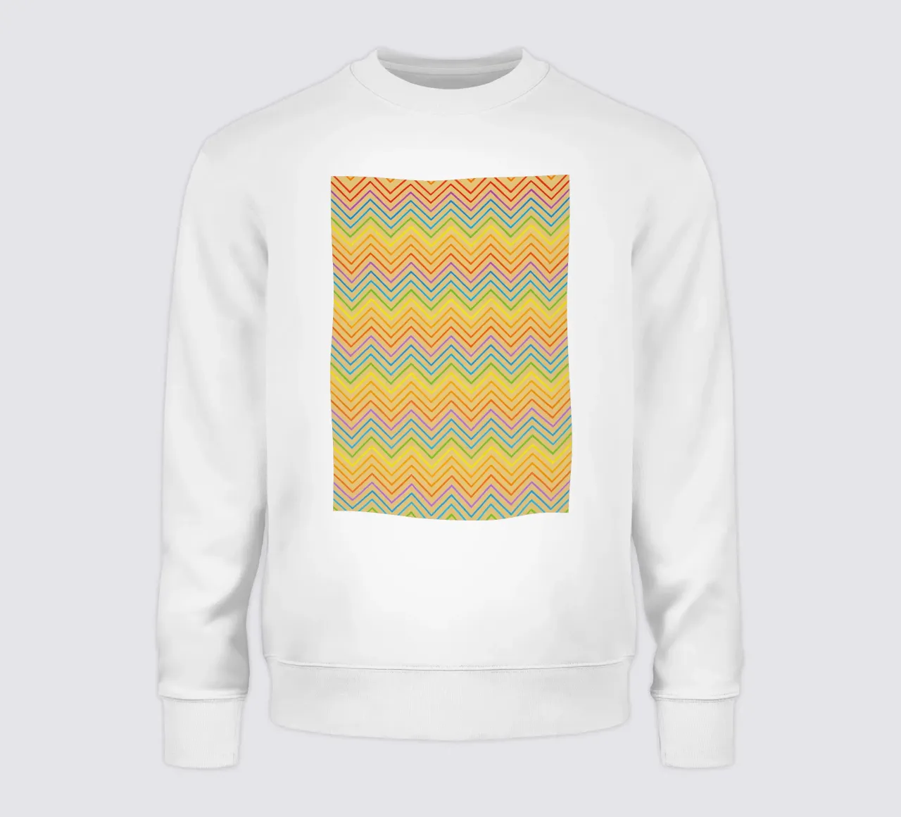 linea astratta a zigzag vettore felpa da oneway