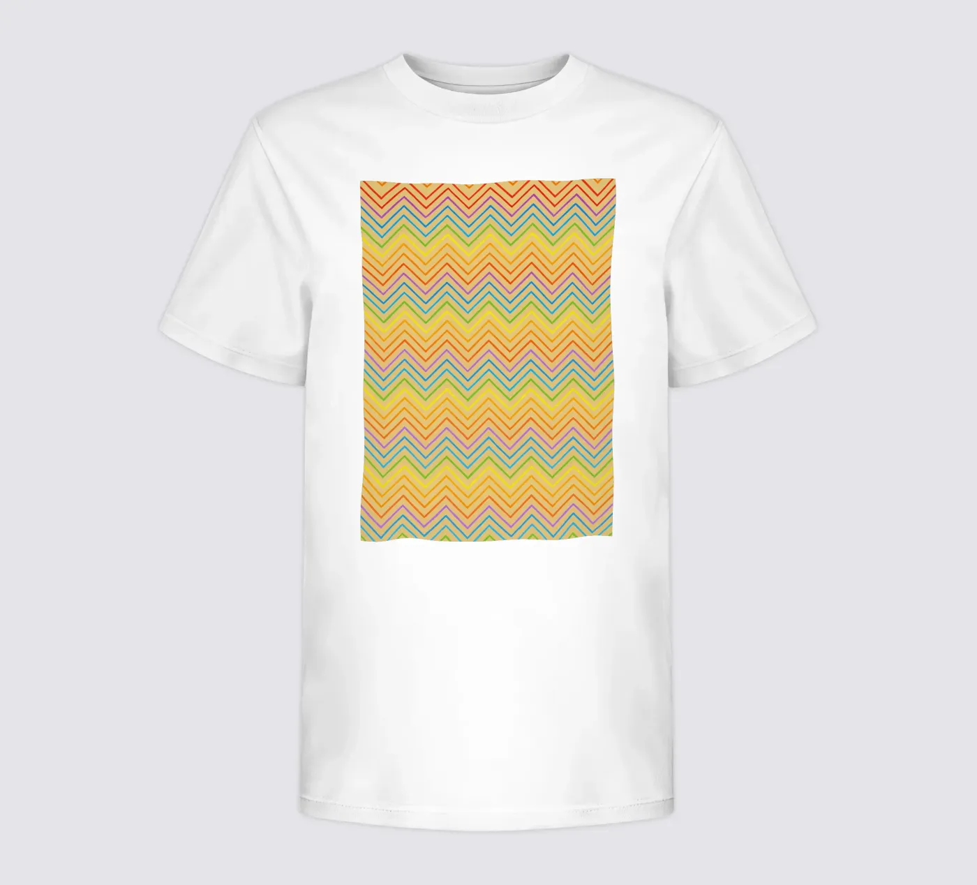 linea astratta a zigzag vettore t-shirt bambini da oneway