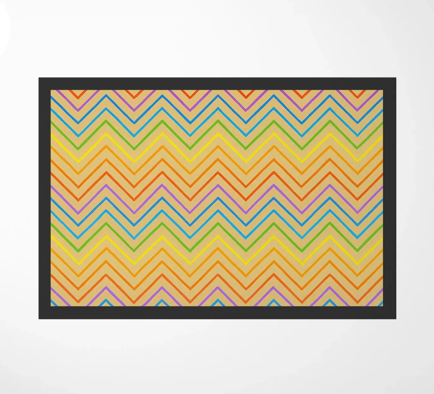 abstract line zigzag vector Fußmatte von oneway