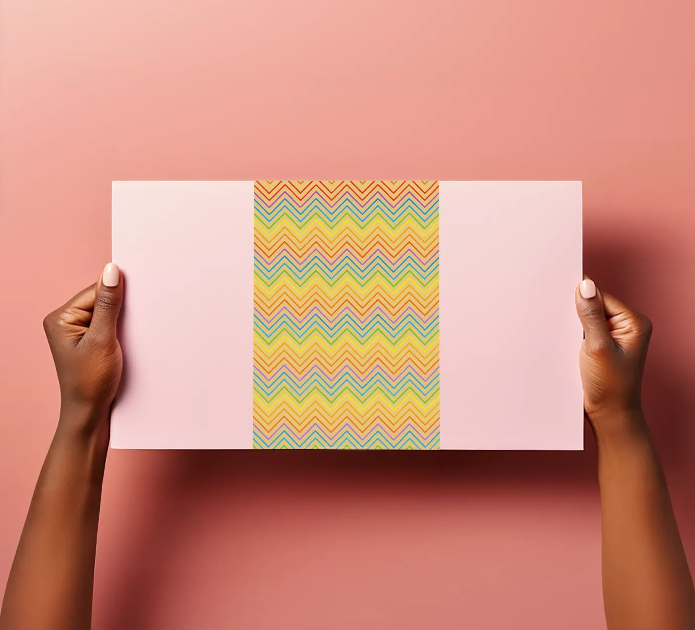 abstract line zigzag vector stickervel van oneway