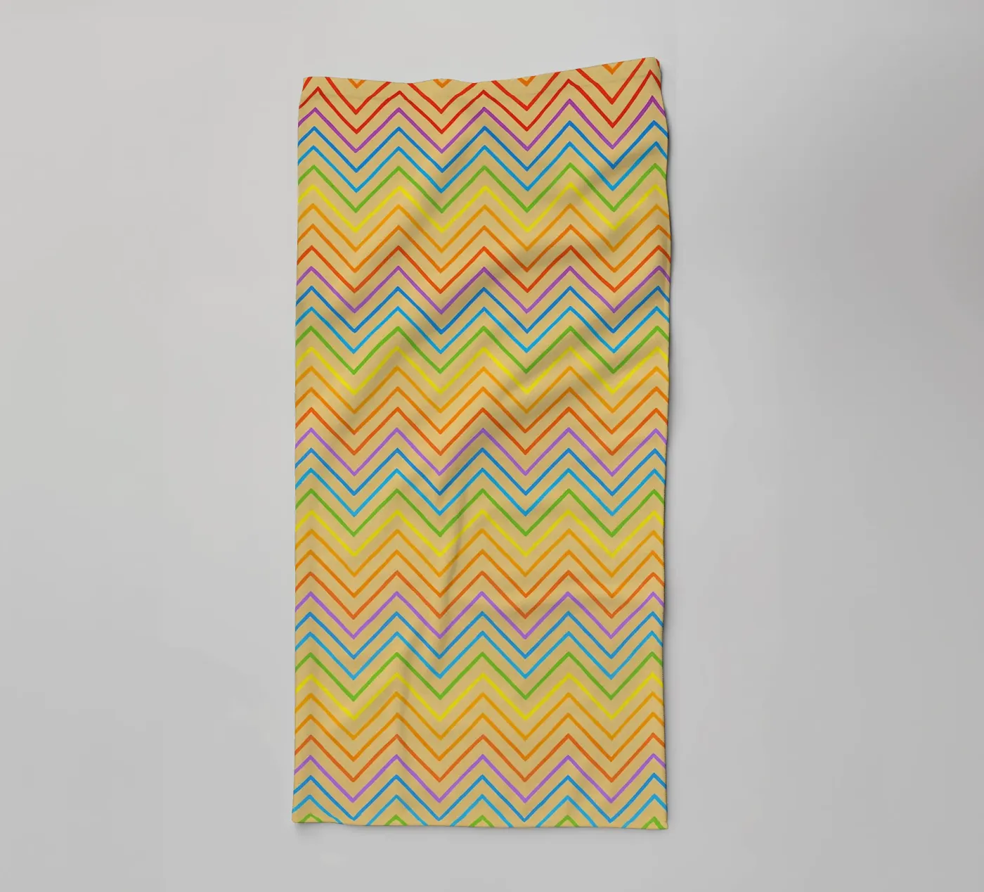 abstract line zigzag vector towel by oneway