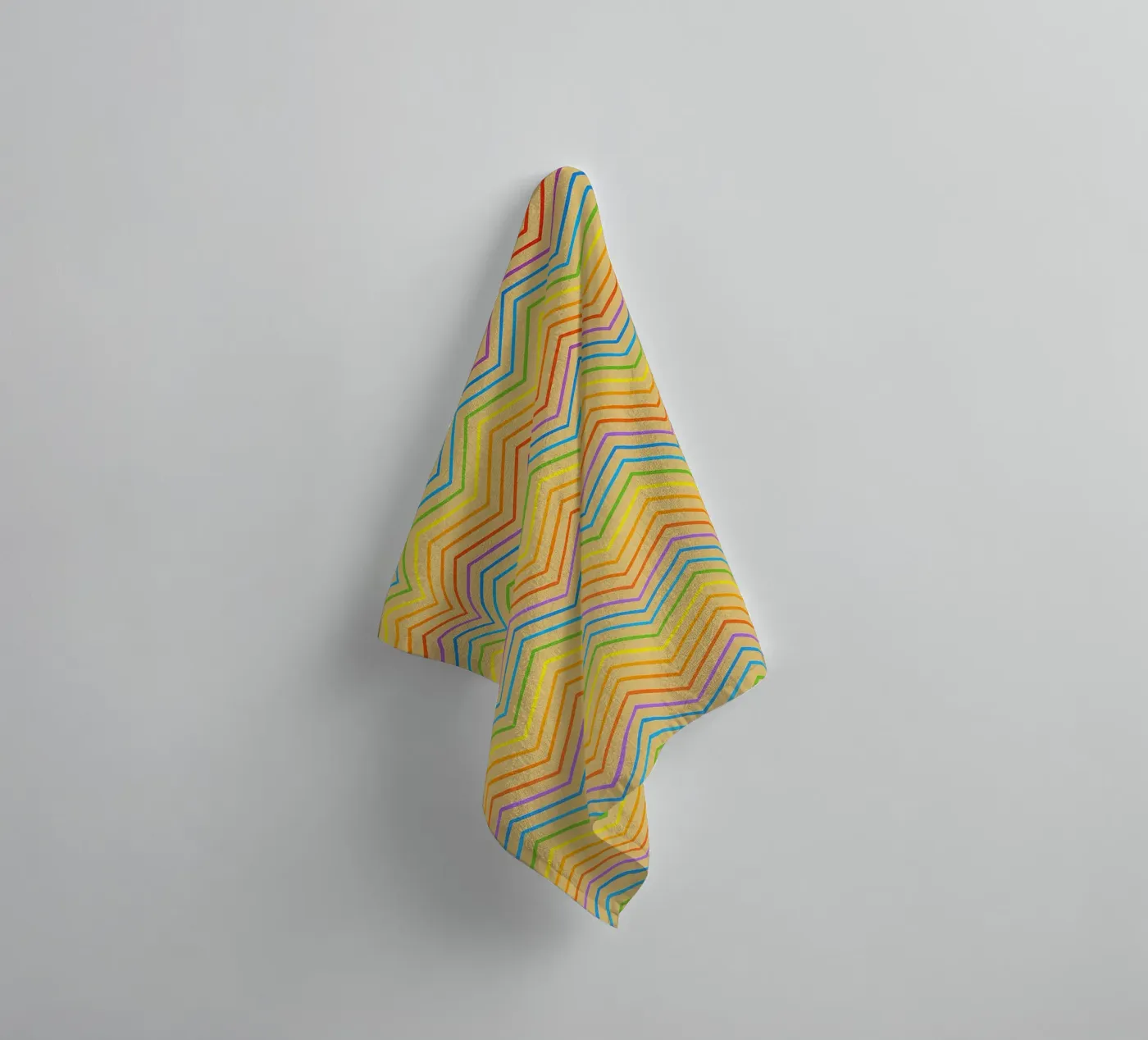 abstract line zigzag vector towel by oneway