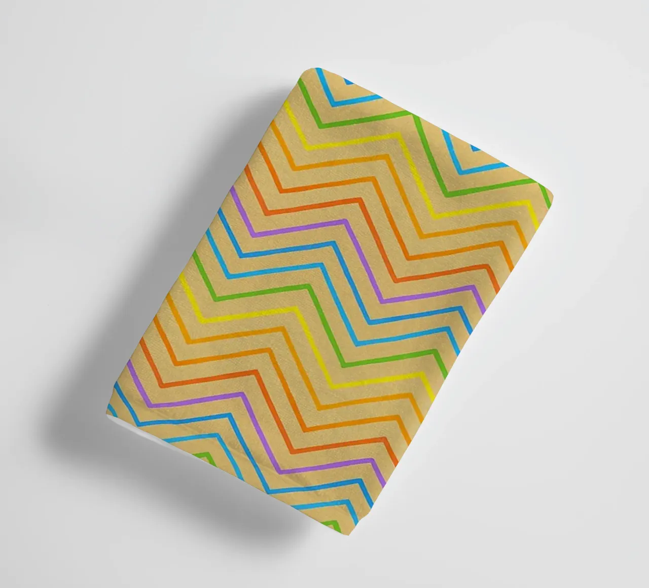 abstract line zigzag vector badhanddoek van oneway