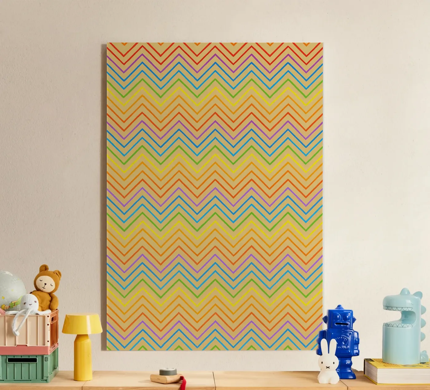linea astratta a zigzag vettore plexiglass da oneway