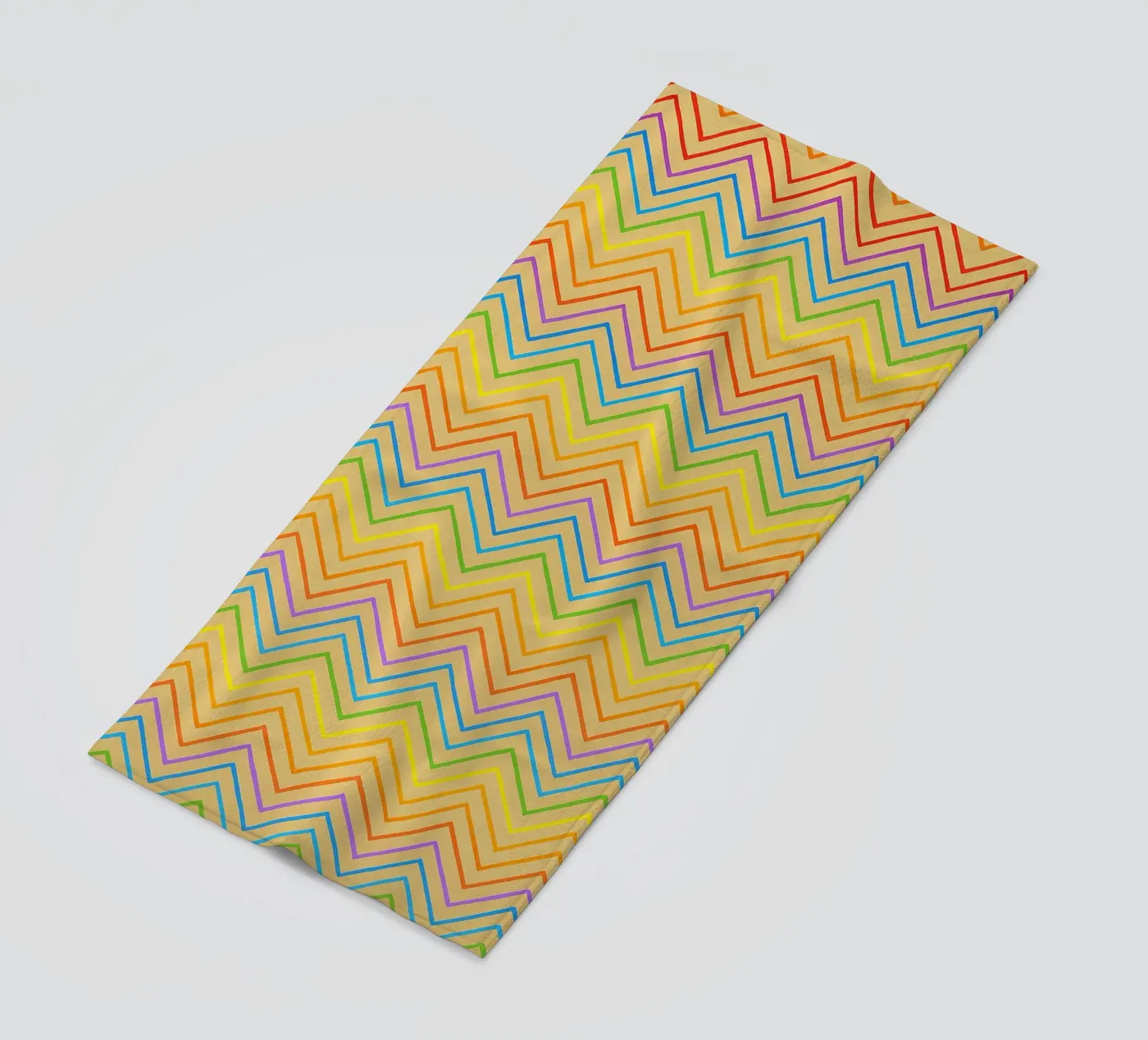 linea astratta a zigzag vettore telo mare da oneway