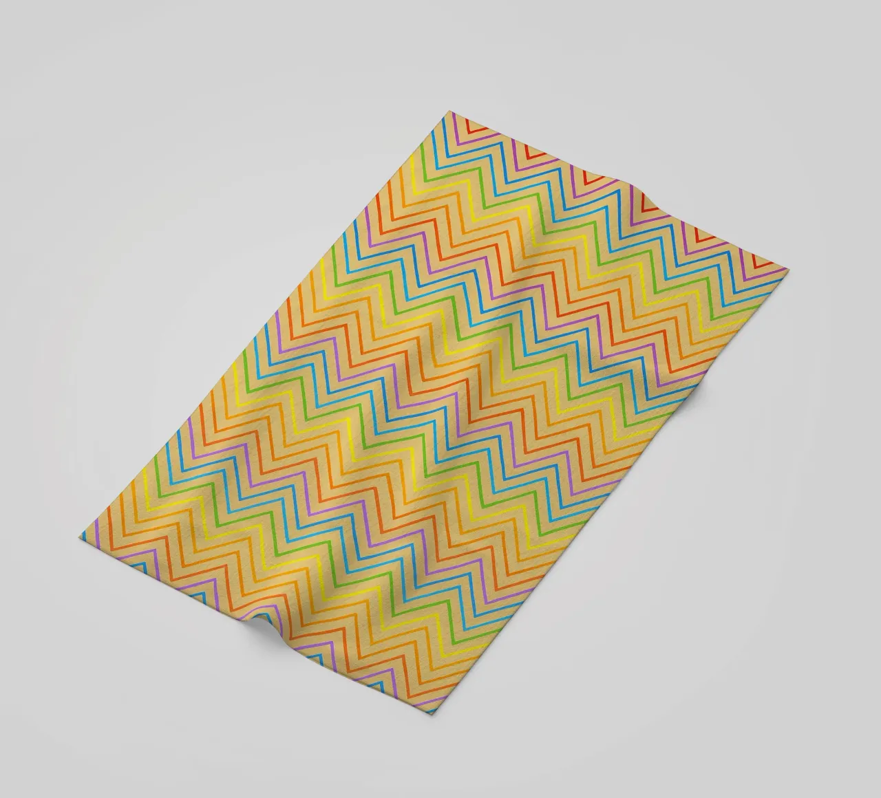 linea astratta a zigzag vettore telo mare da oneway