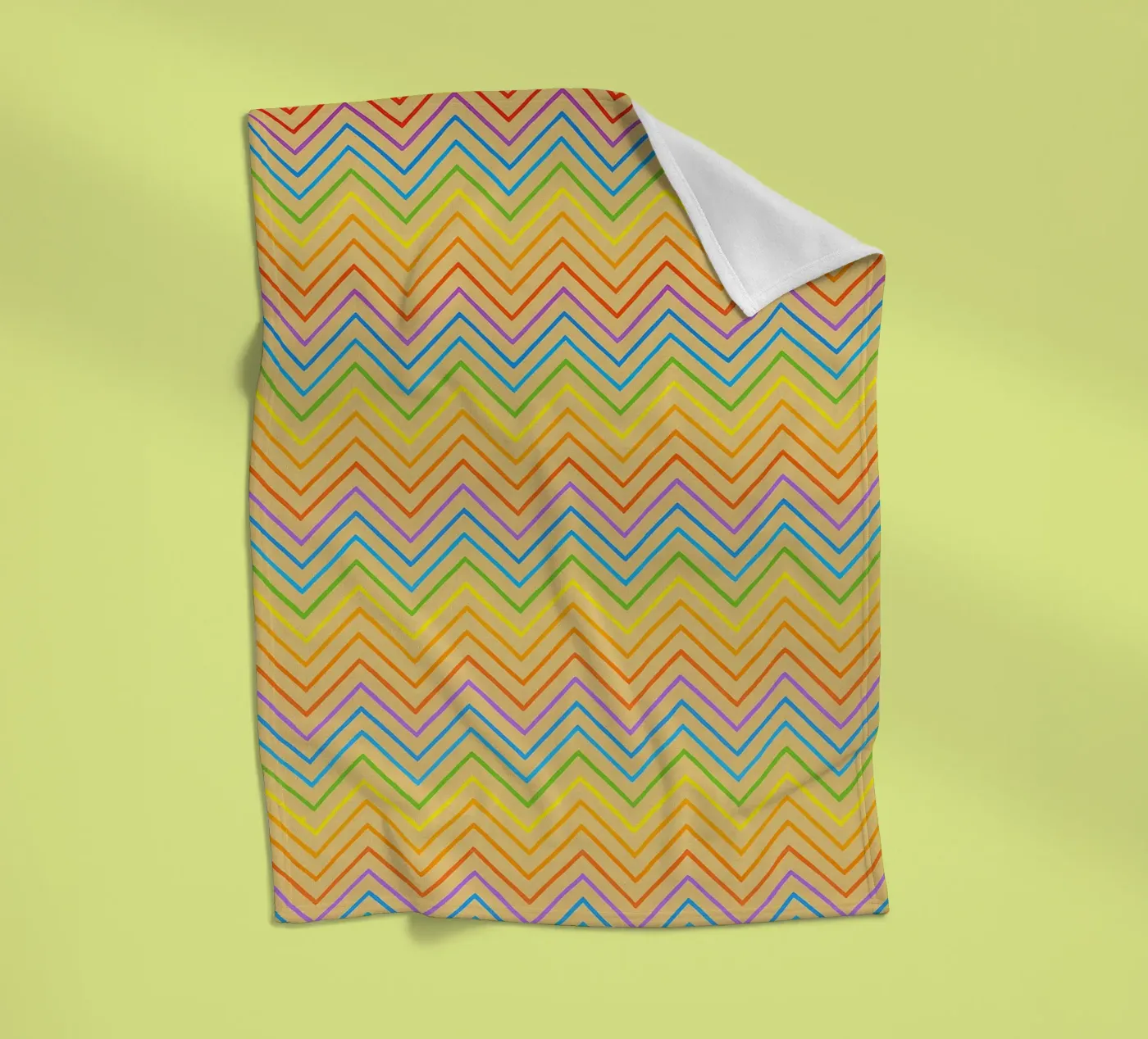 abstract line zigzag vector fleecedeken van oneway