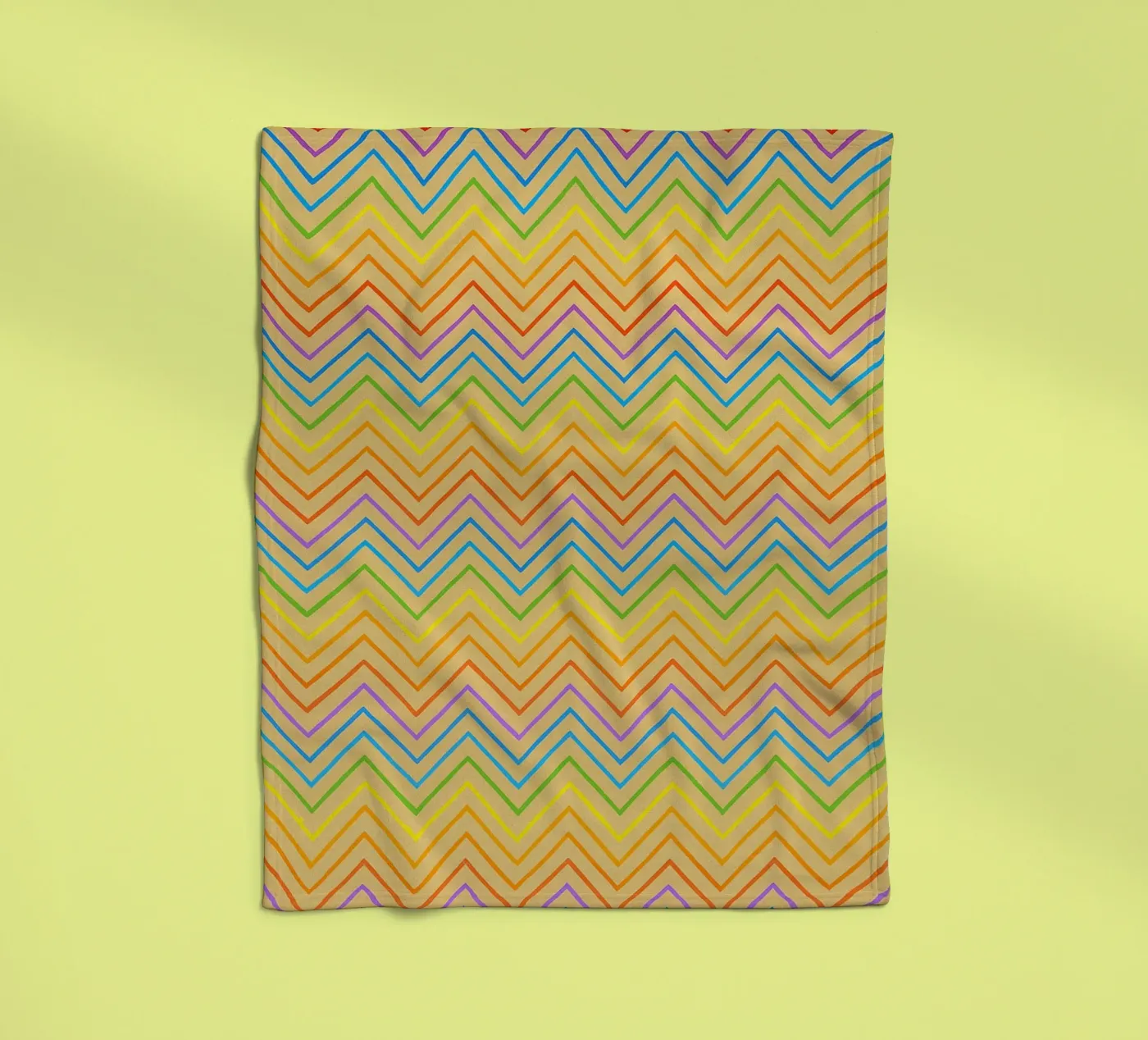 abstract line zigzag vector fleecedeken van oneway
