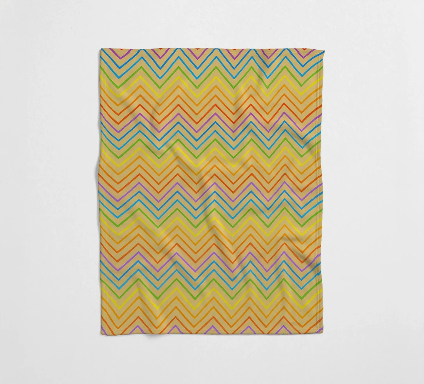abstract line zigzag vector fleecedeken van oneway