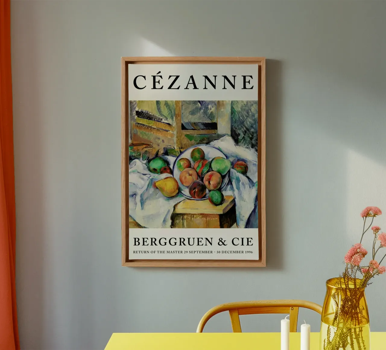 Cézanne - A Table Corner, Berggruen tela con Cornice a cassetta da Vintage by JUNIQE