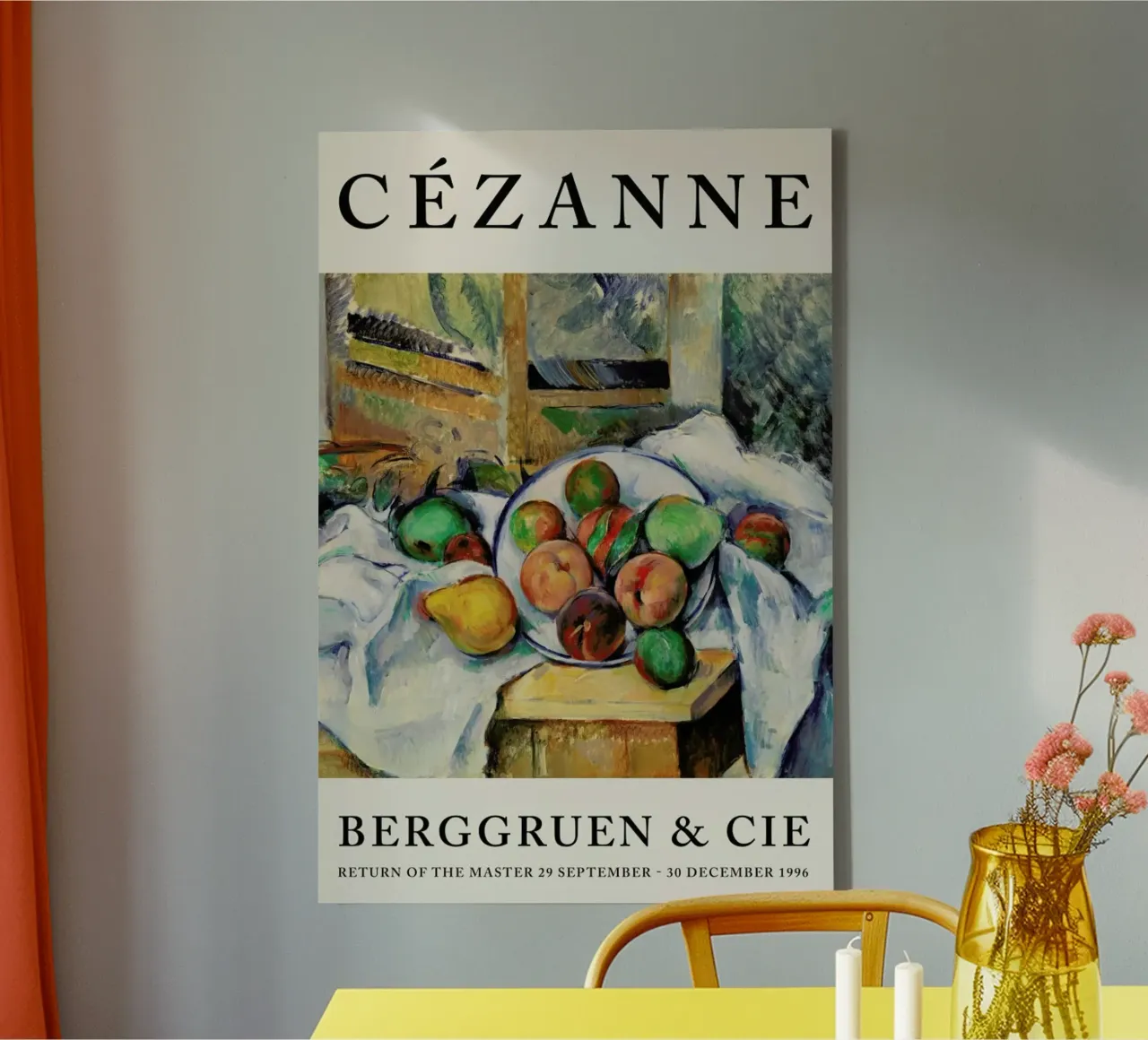 Cézanne - A Table Corner, Berggruen tela con Cornice a cassetta da Vintage by JUNIQE
